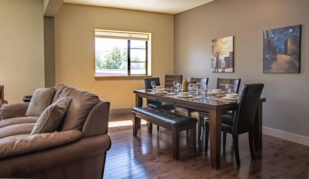 Dining area in Selkirk Snug by Revelstoke Vacations