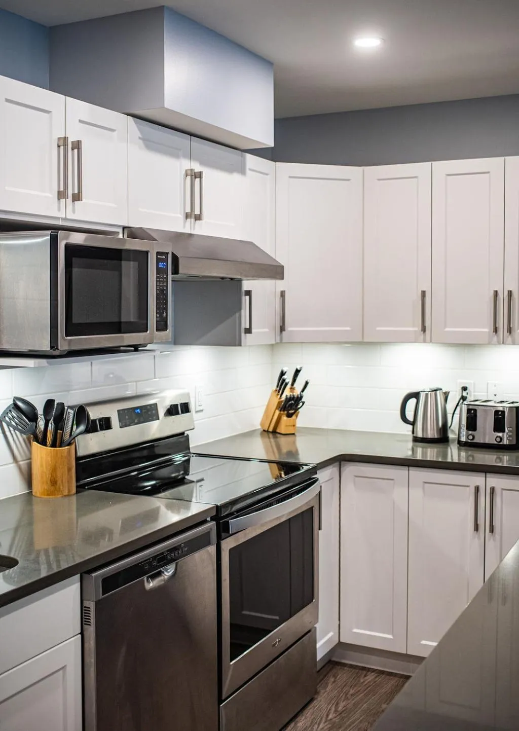 Kitchen or kitchenette in Orford Condo by Revelstoke Vacations