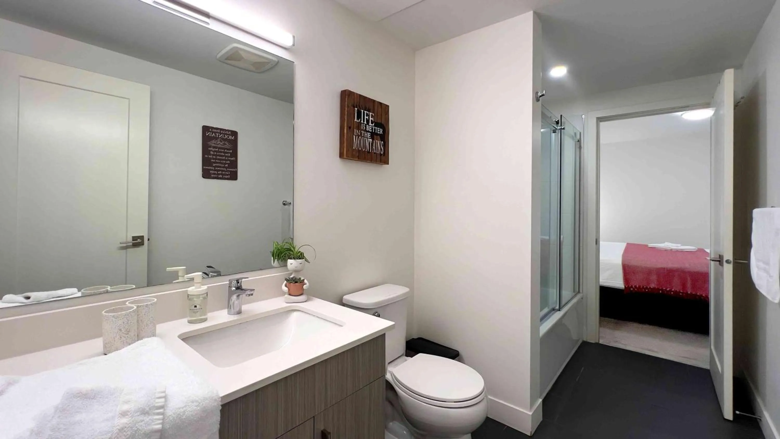 Bed in Orford Condo by Revelstoke Vacations