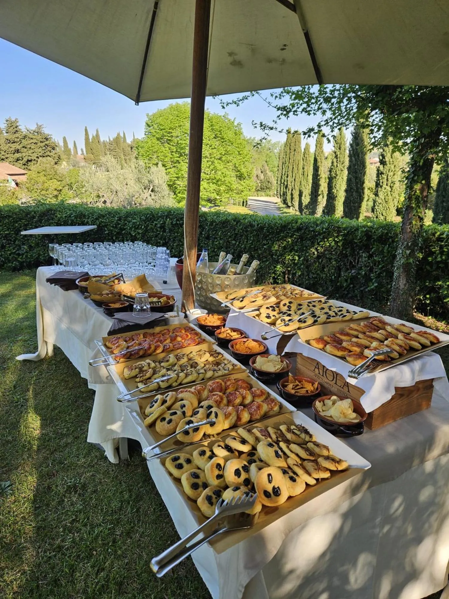 Food close-up in Villa Ducci