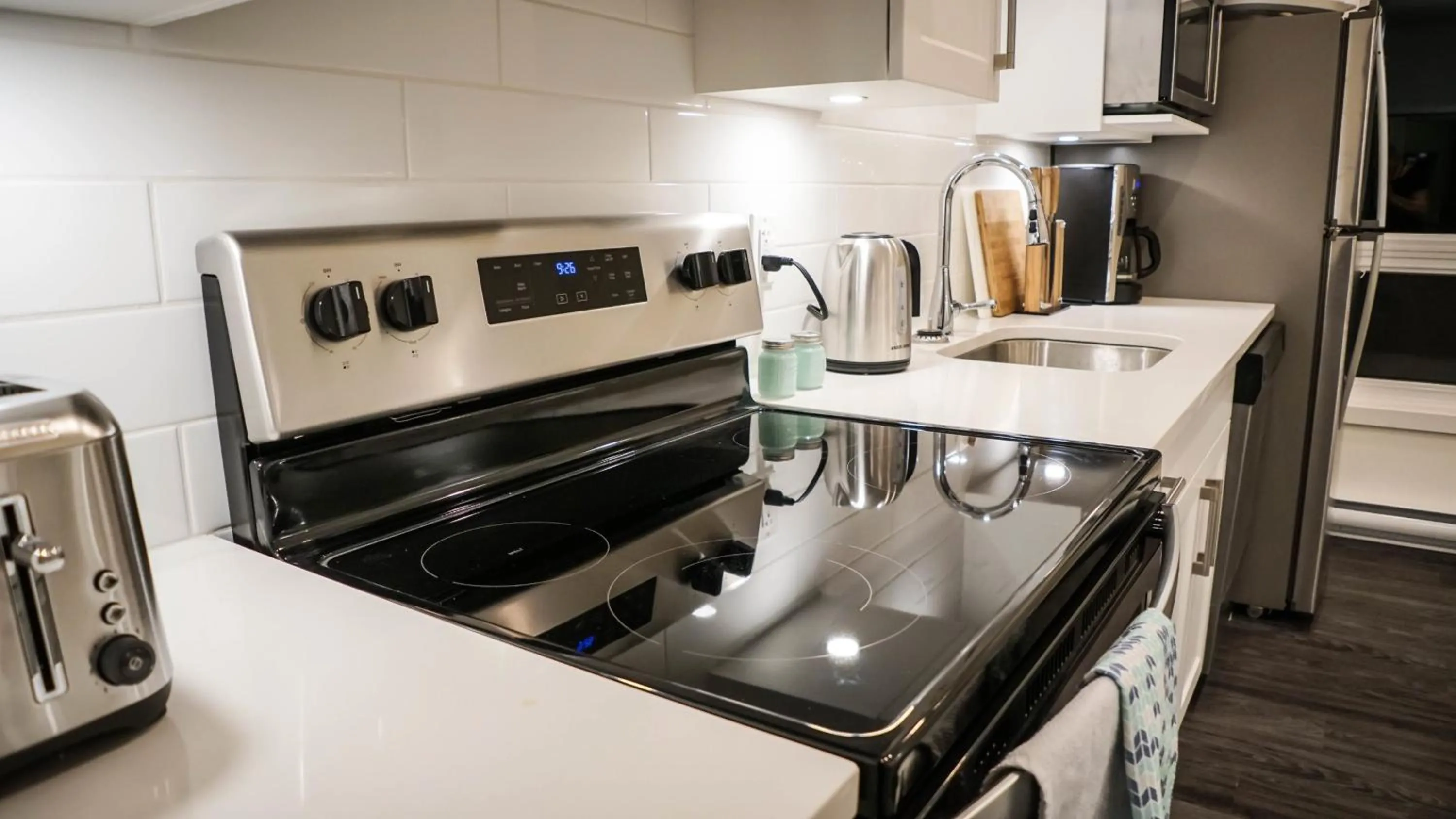 Kitchen or kitchenette in The Revy Den by Revelstoke Vacations