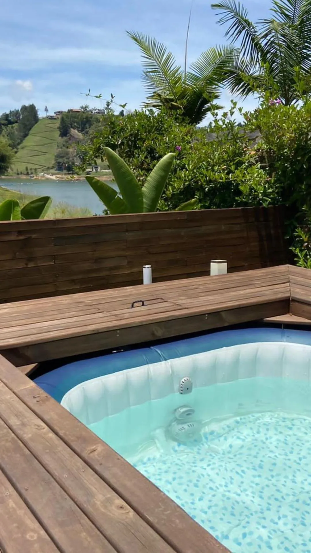 Hot Tub in Glamping La Cepa GUATAPÉ
