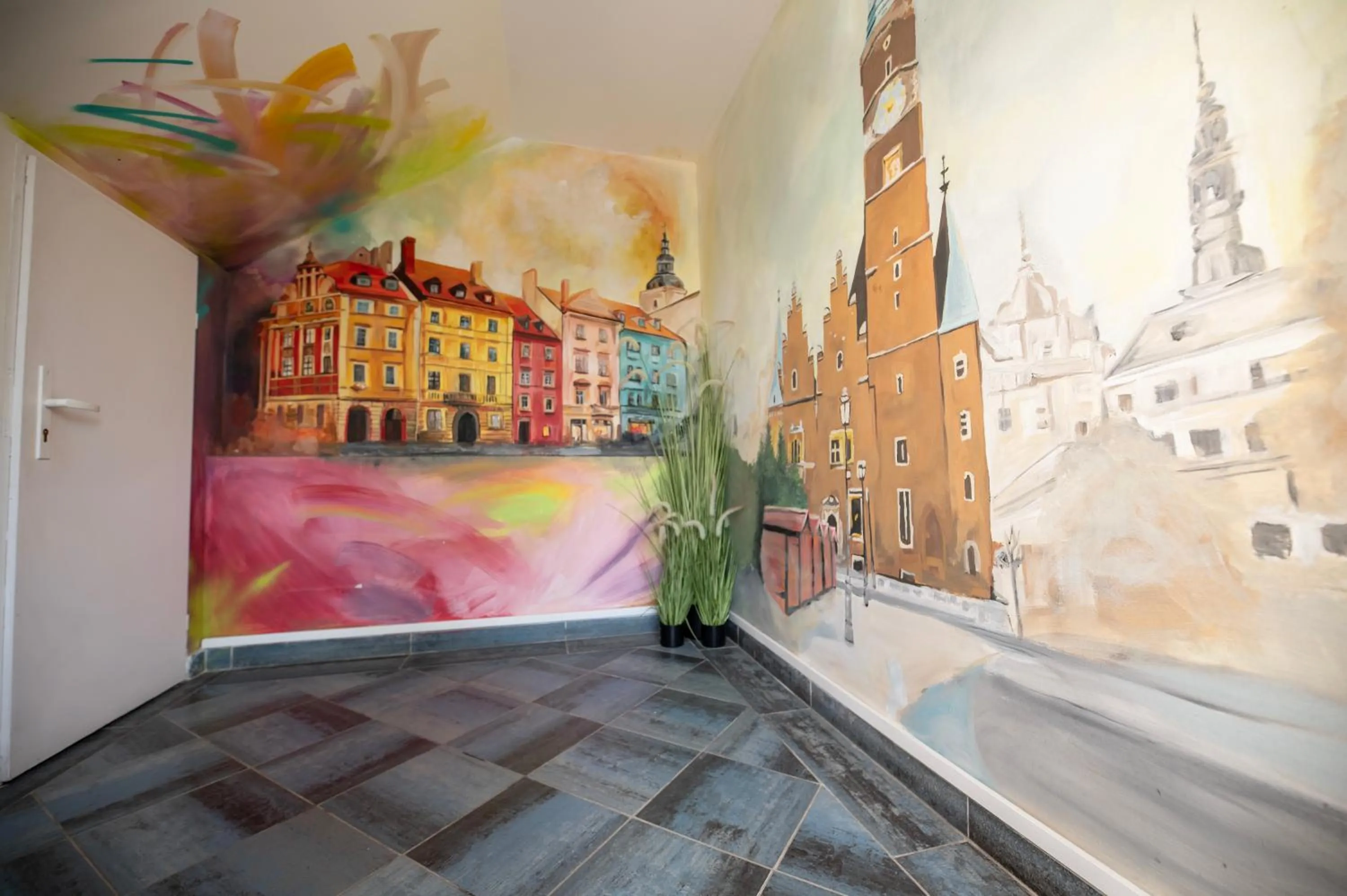 Lobby or reception in City Place Noclegi