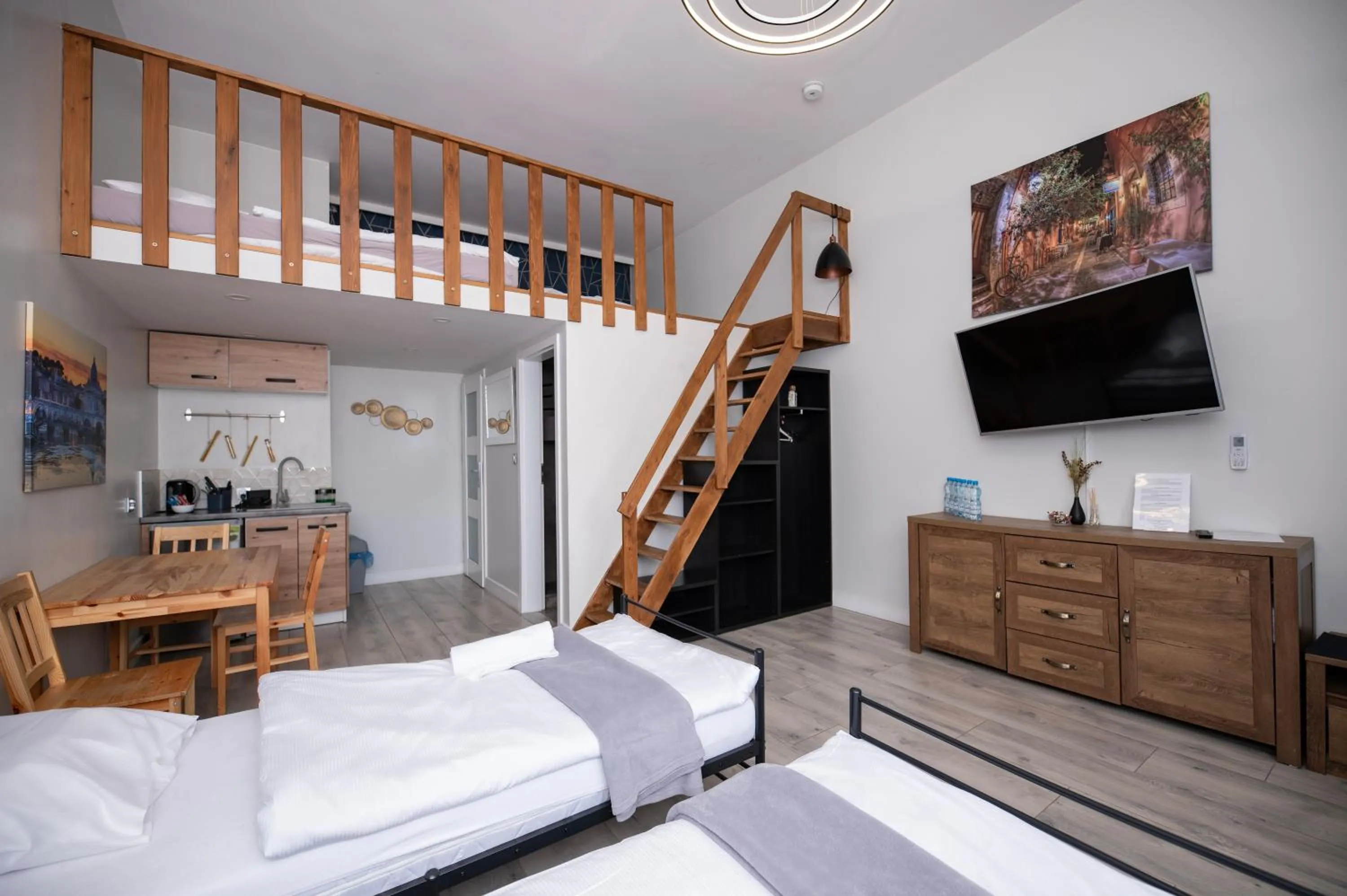 Bed in City Place Noclegi