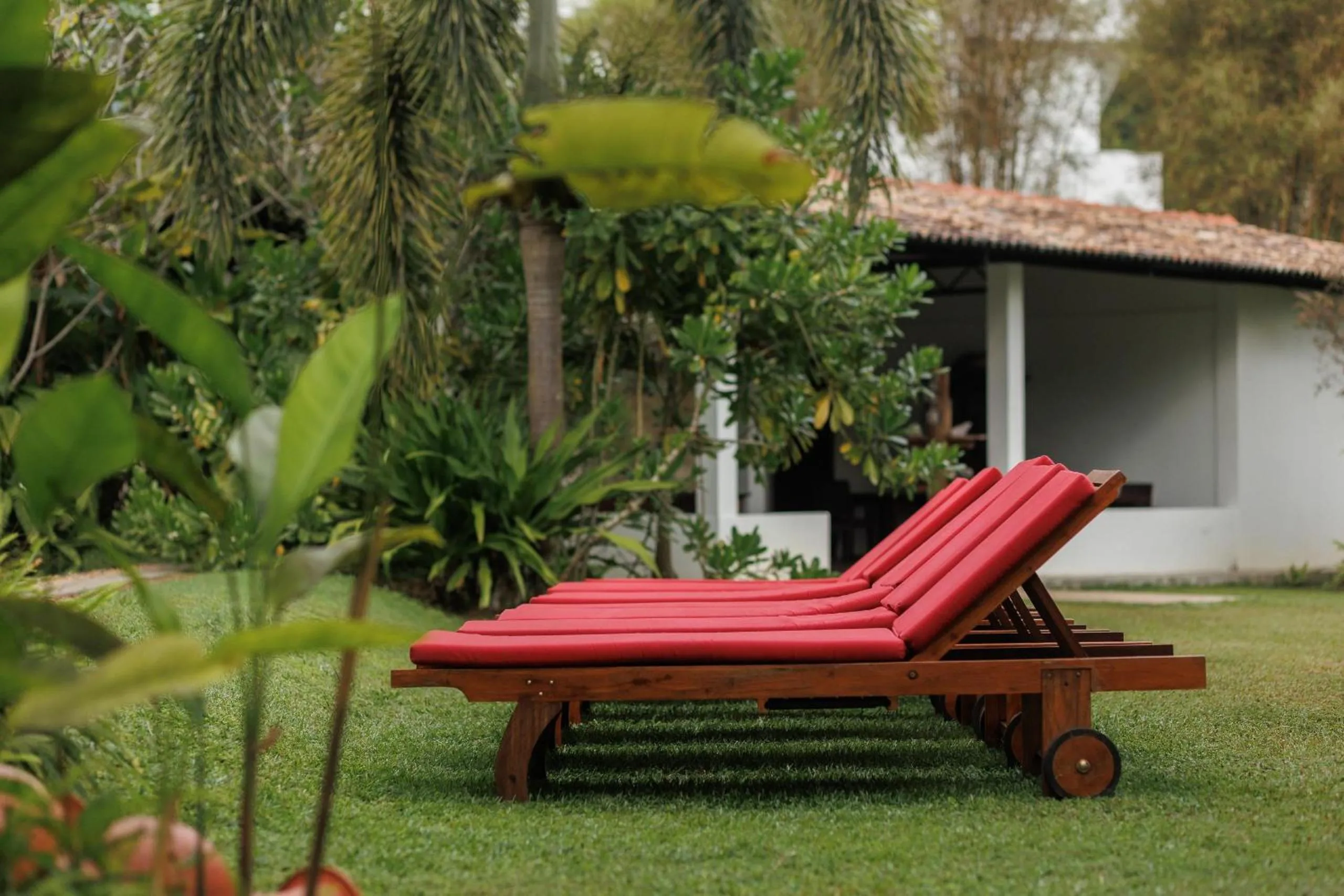 Garden in Villa White Queen Resort & Spa