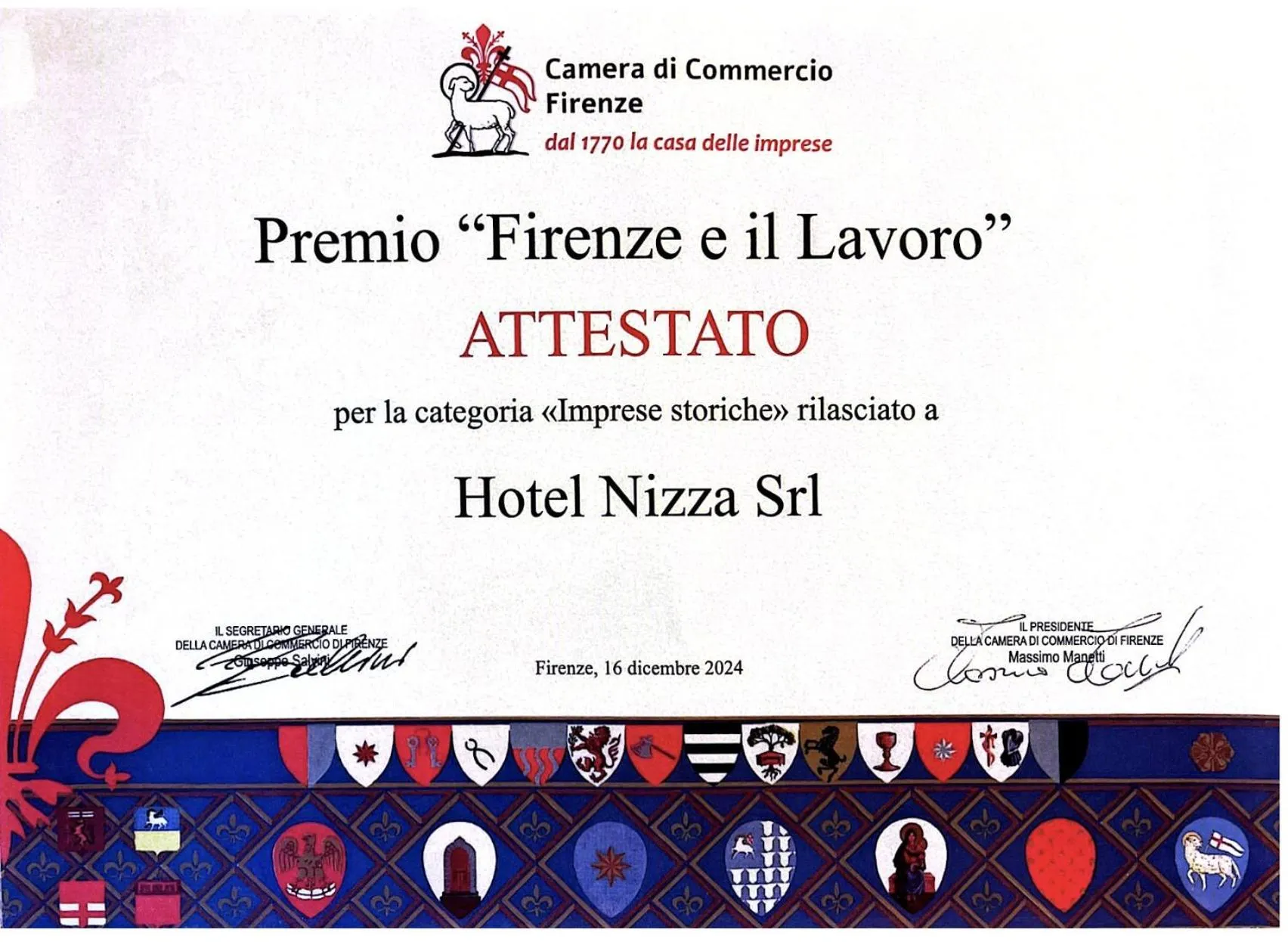 Lobby or reception in Hotel Nizza