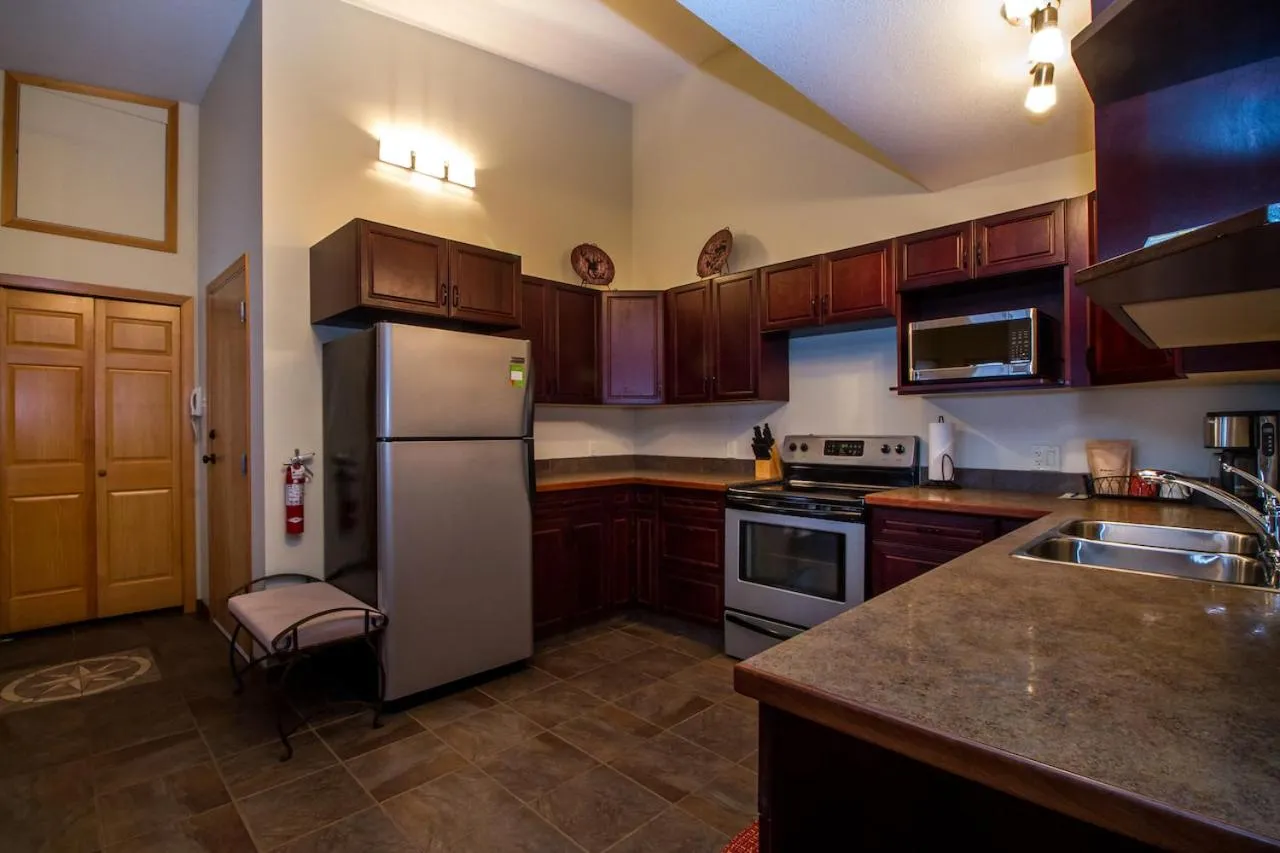 Kitchen or kitchenette in Give Something Back Retreat by Revelstoke Vacations