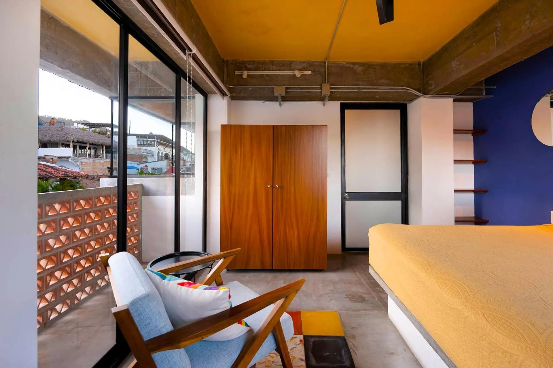 Dining area, Bed in Casa Pancha Puerto Vallarta Centro - Adults Only