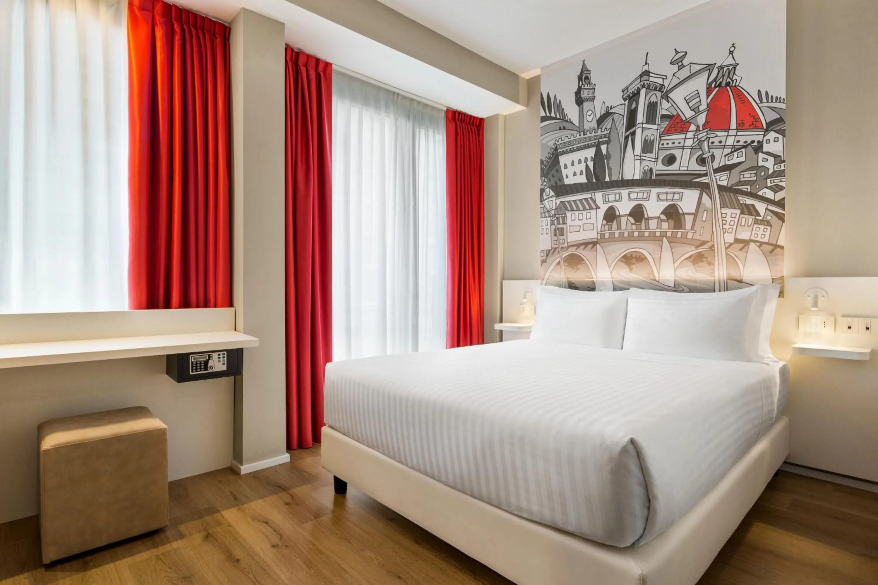 Bed in Wyndham Garden Florence