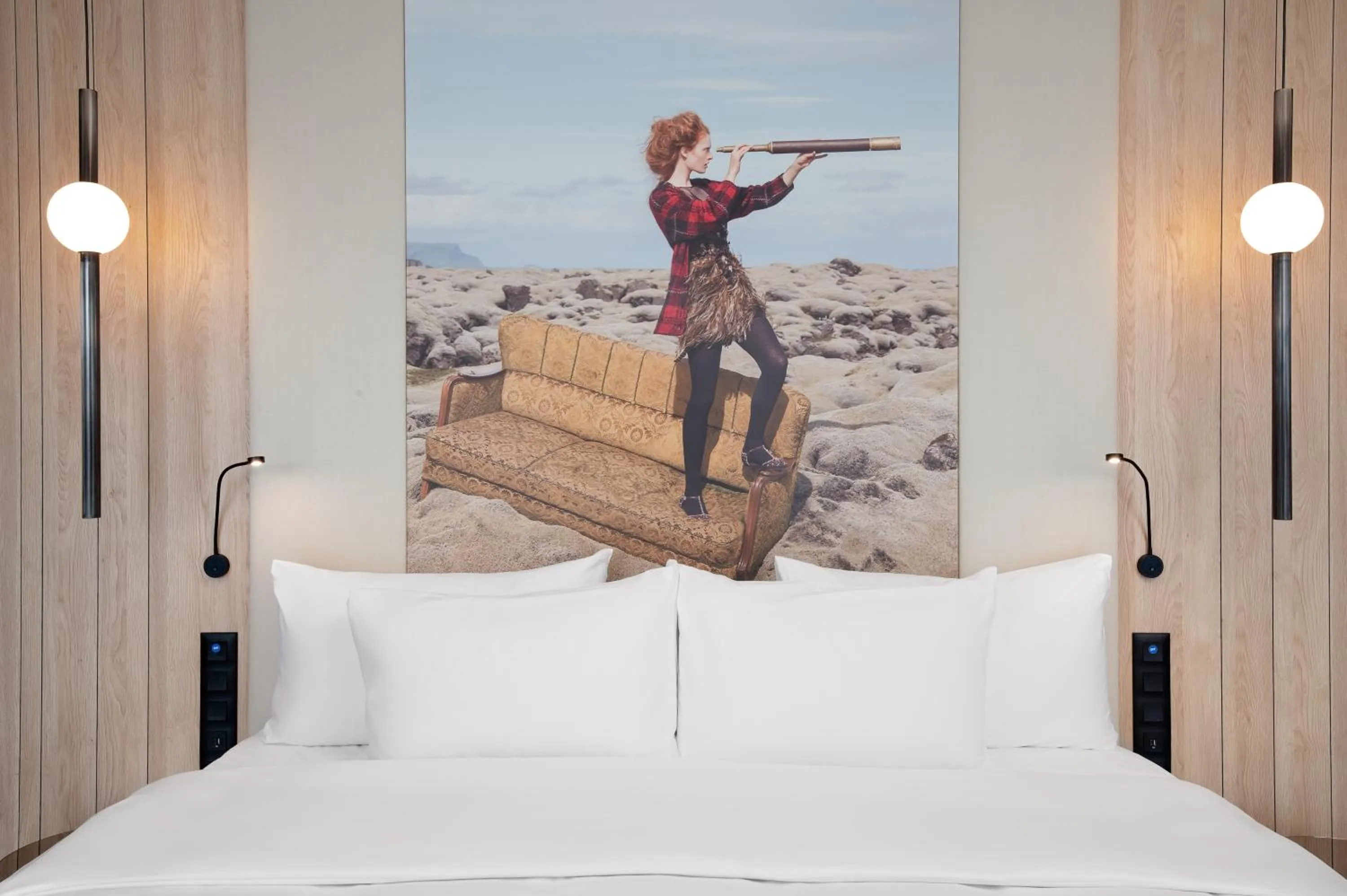 Bed in Radisson Blu Hotel, Cluj