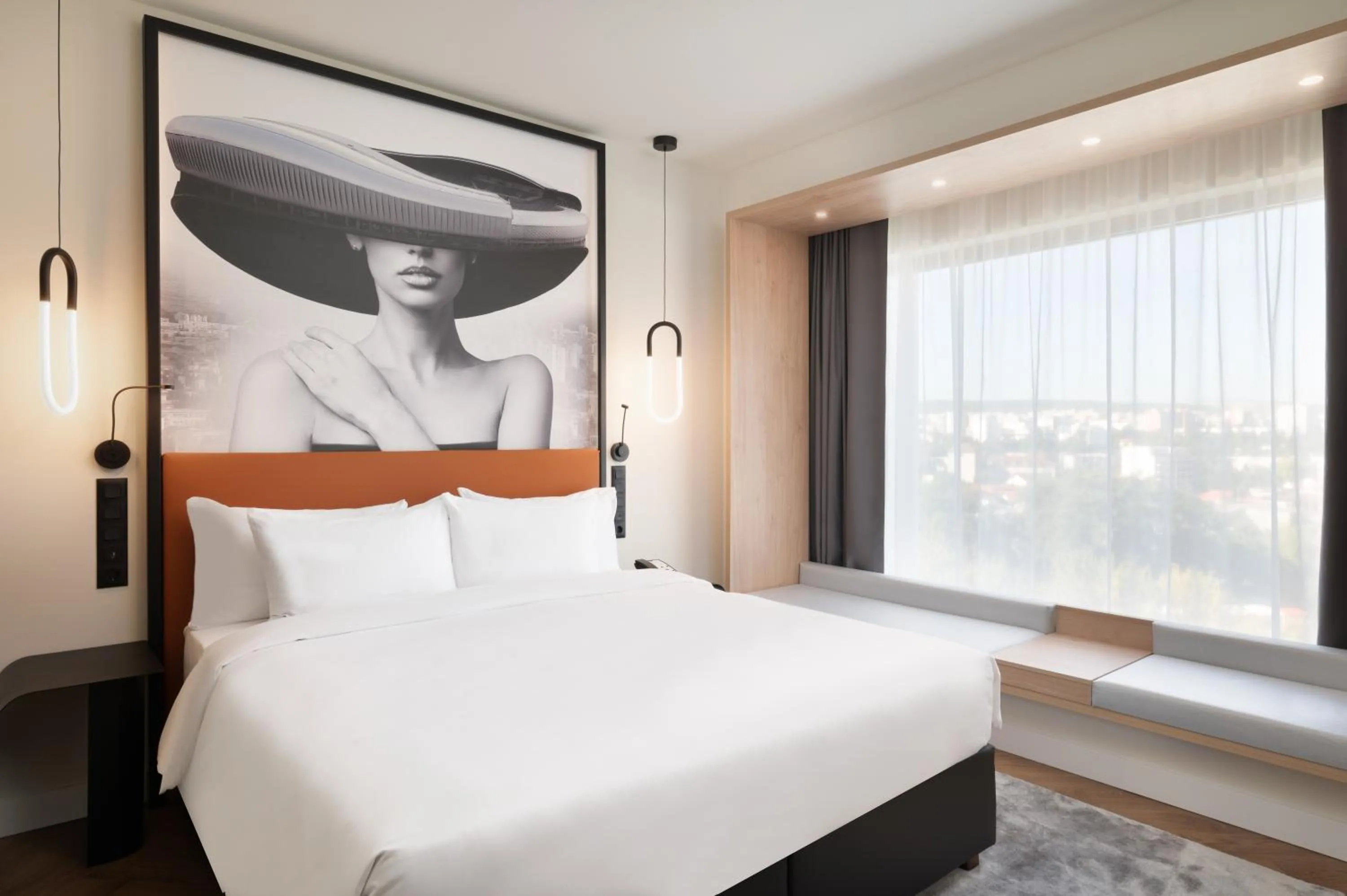 Bedroom, Bed in Radisson Blu Hotel, Cluj