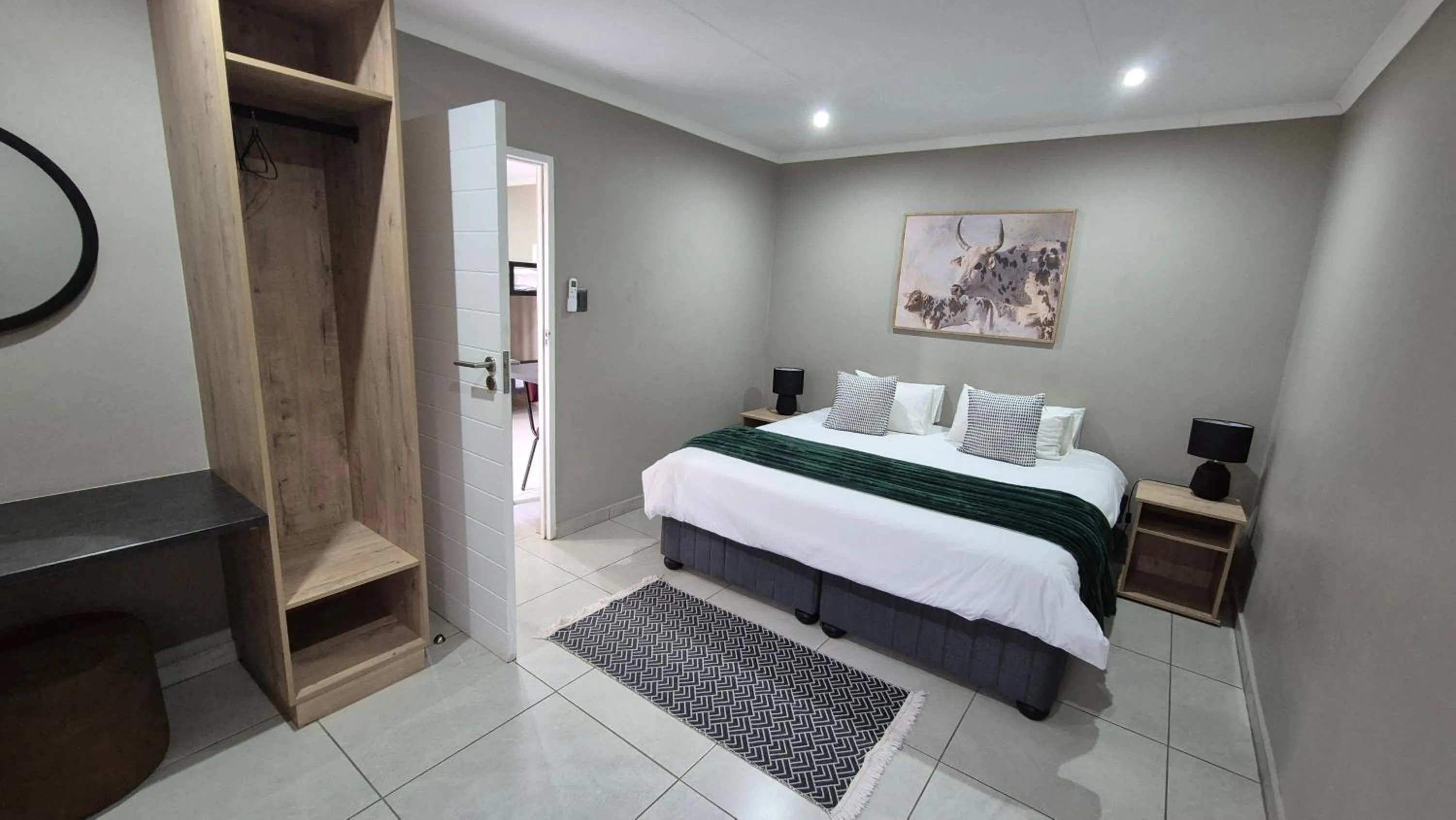 Bed in Pro Plants Accommodation