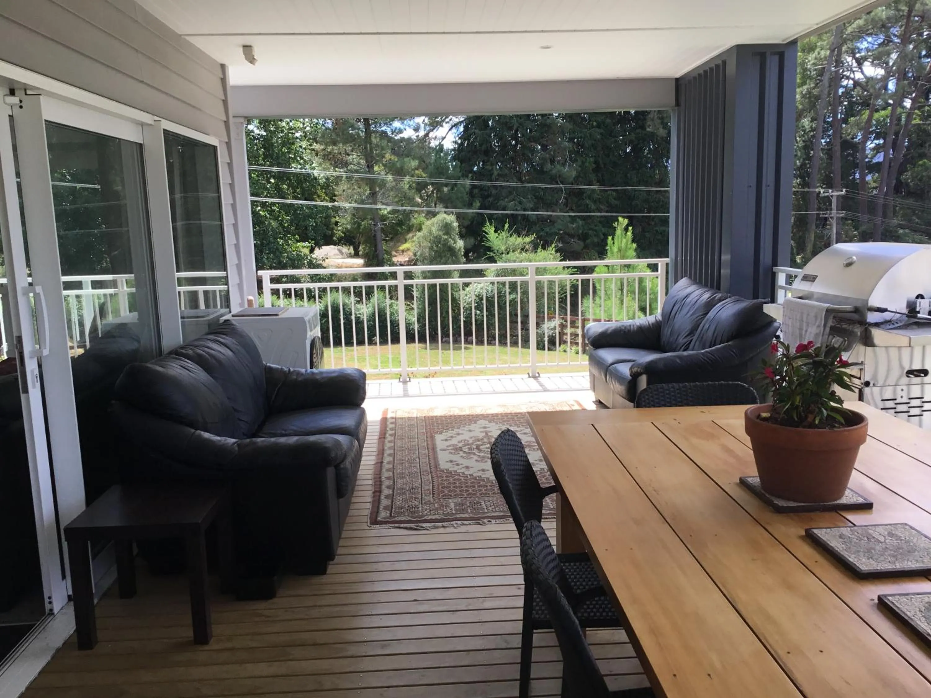 Patio in Fairway views B & B