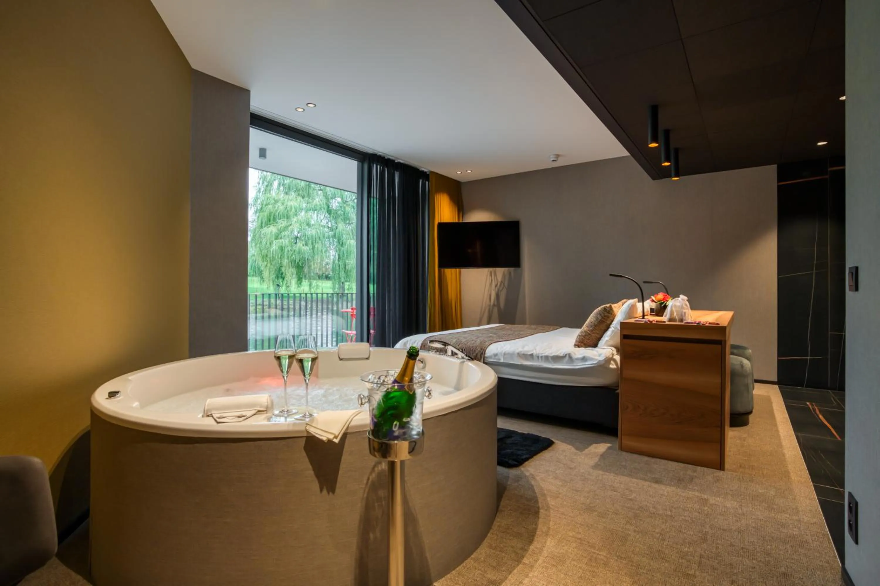 Bed in Aux Etangs - Hôtel