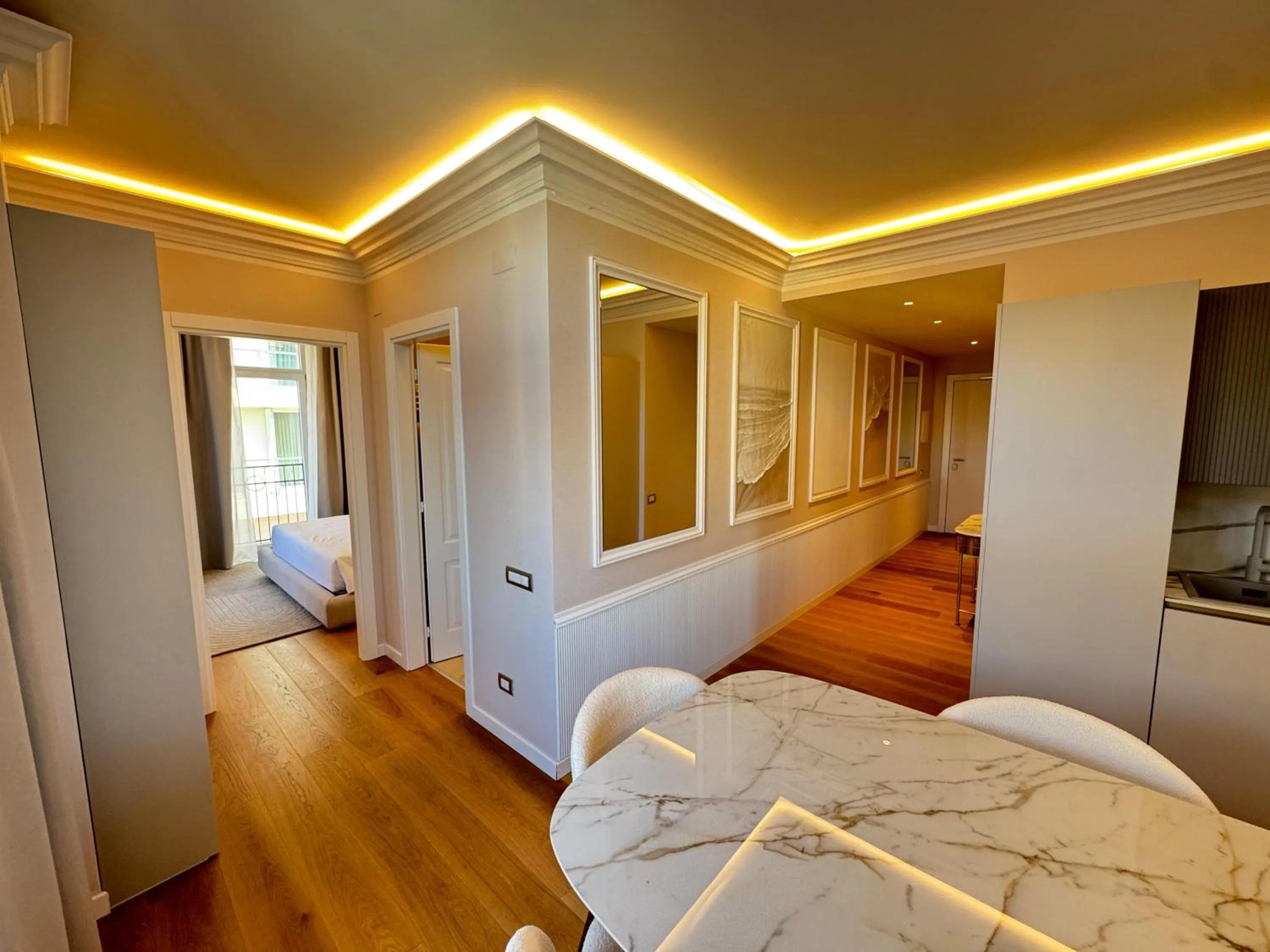 Bed in Greif Hotel & Spa