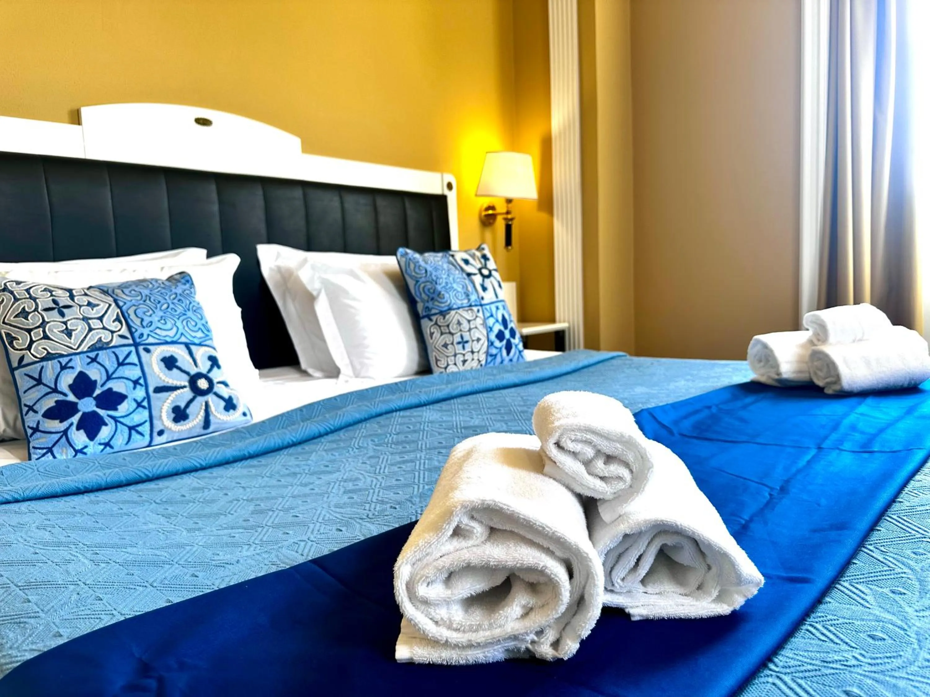 Bed in Greif Hotel & Spa