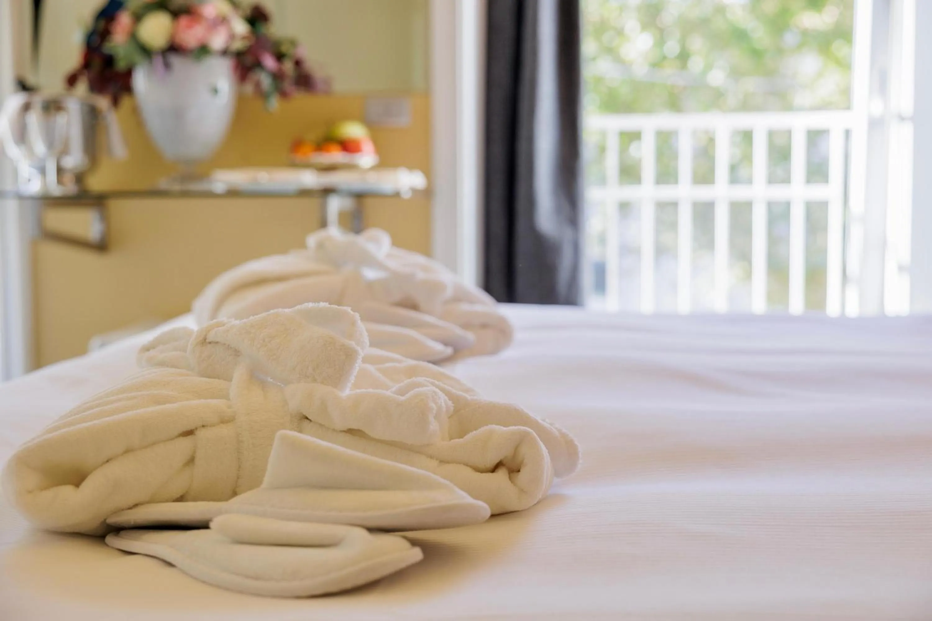 Bed in Greif Hotel & Spa