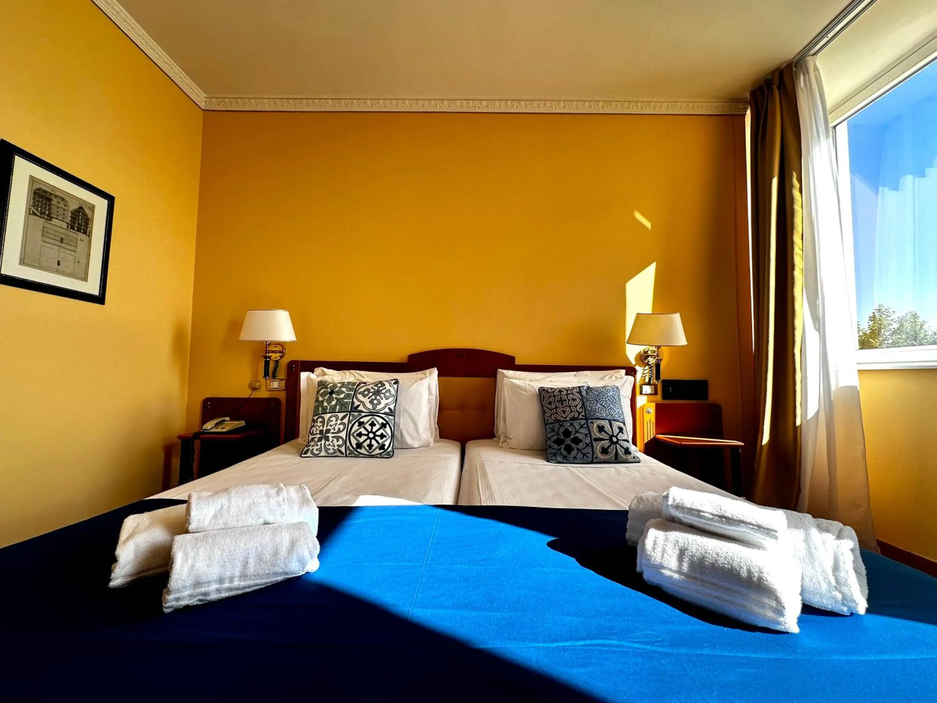 Bed in Greif Hotel & Spa