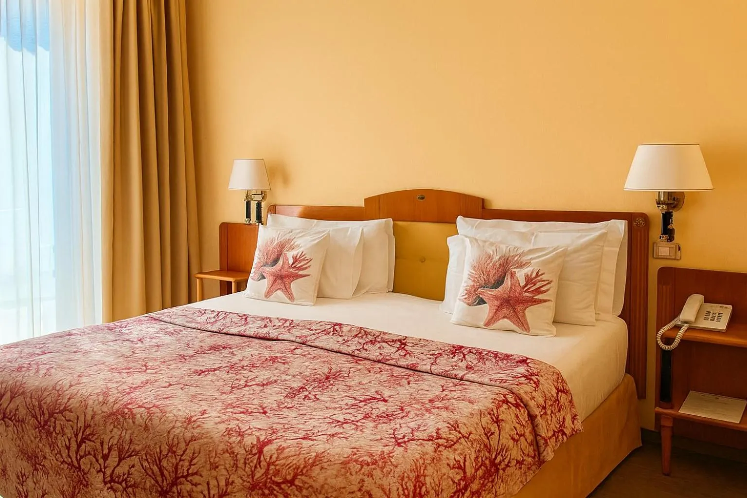 Bed in Greif Hotel & Spa