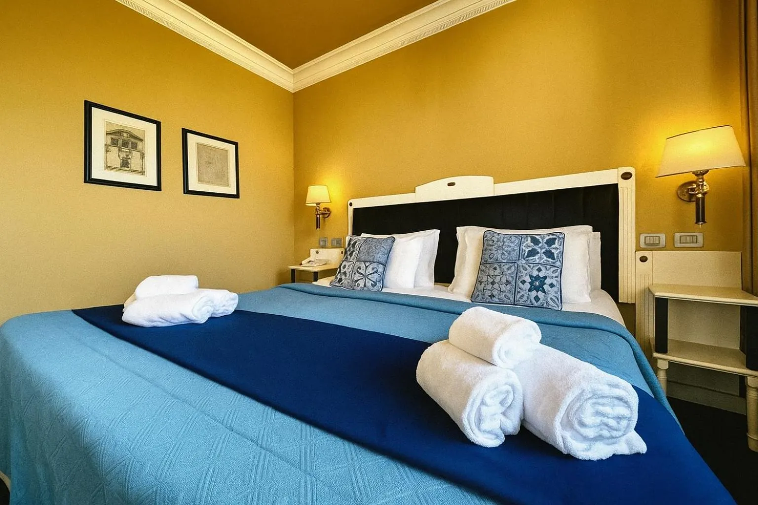 Bed in Greif Hotel & Spa
