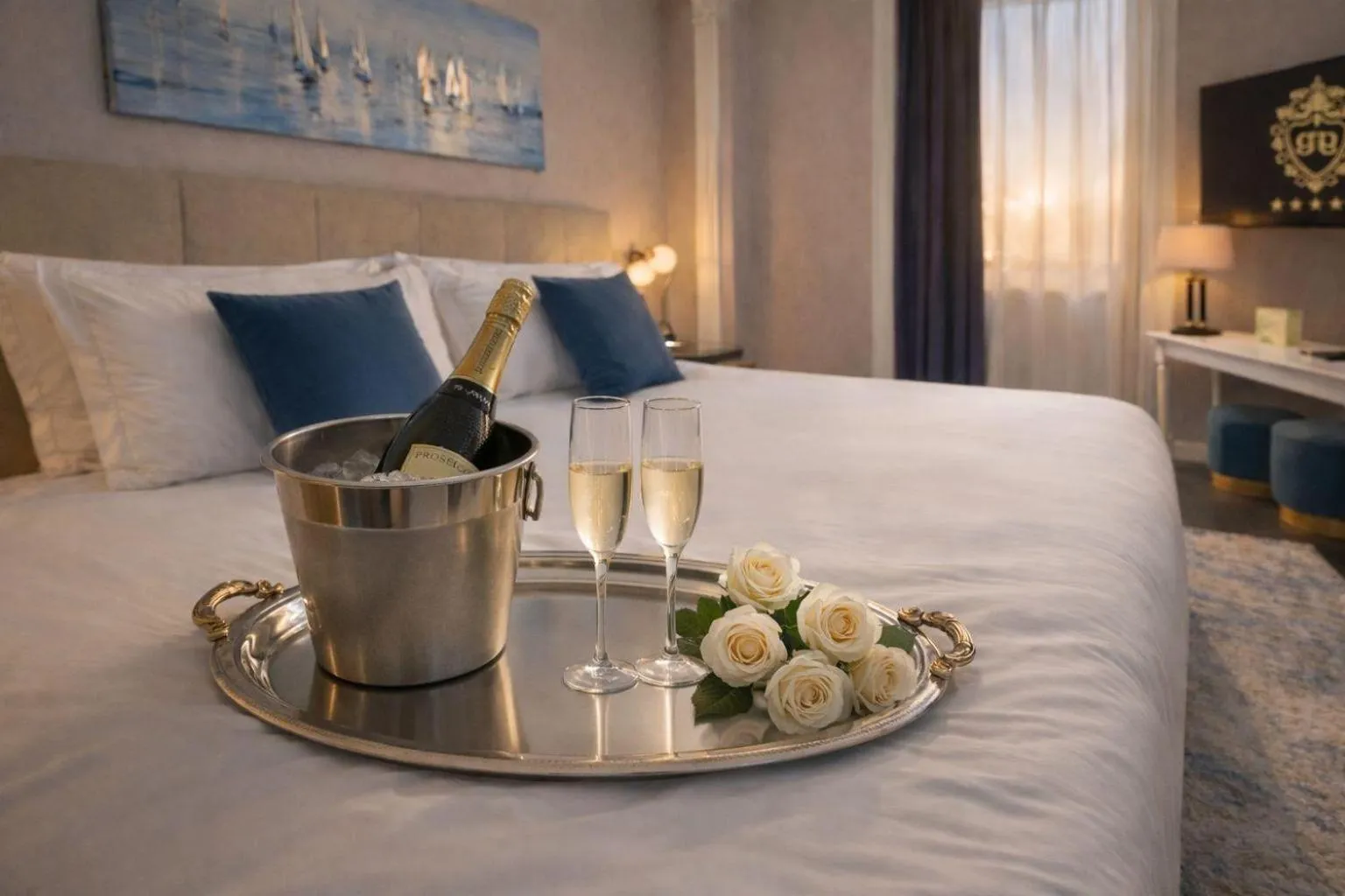 Food and drinks, Bed in Greif Hotel & Spa