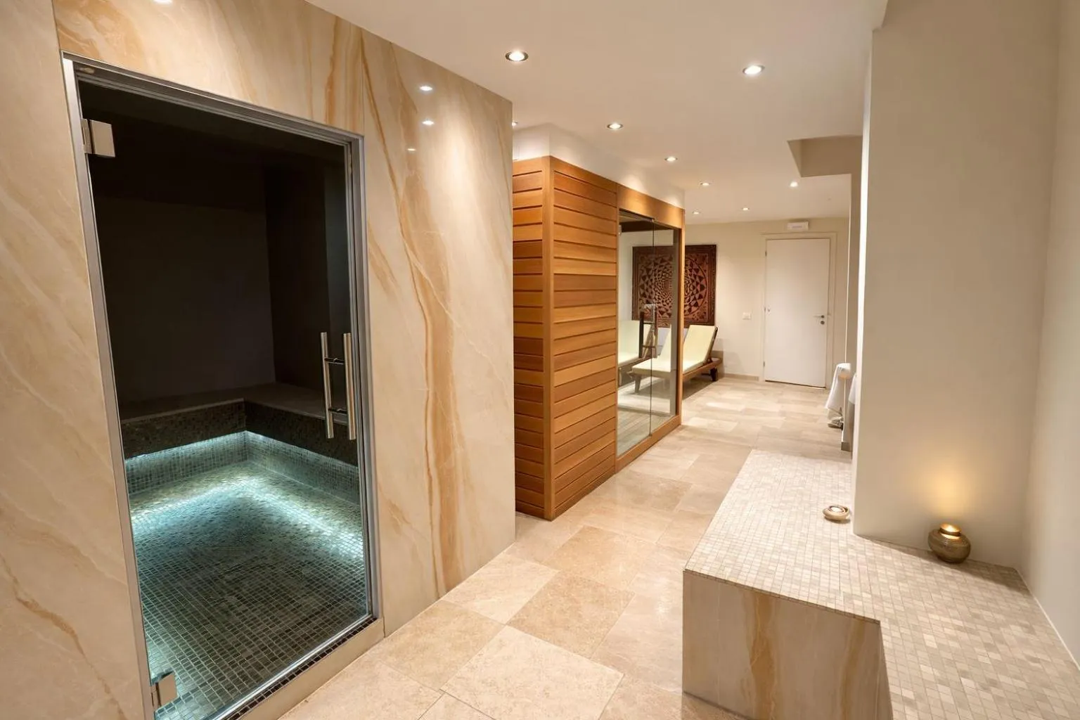 Steam room in Greif Hotel & Spa