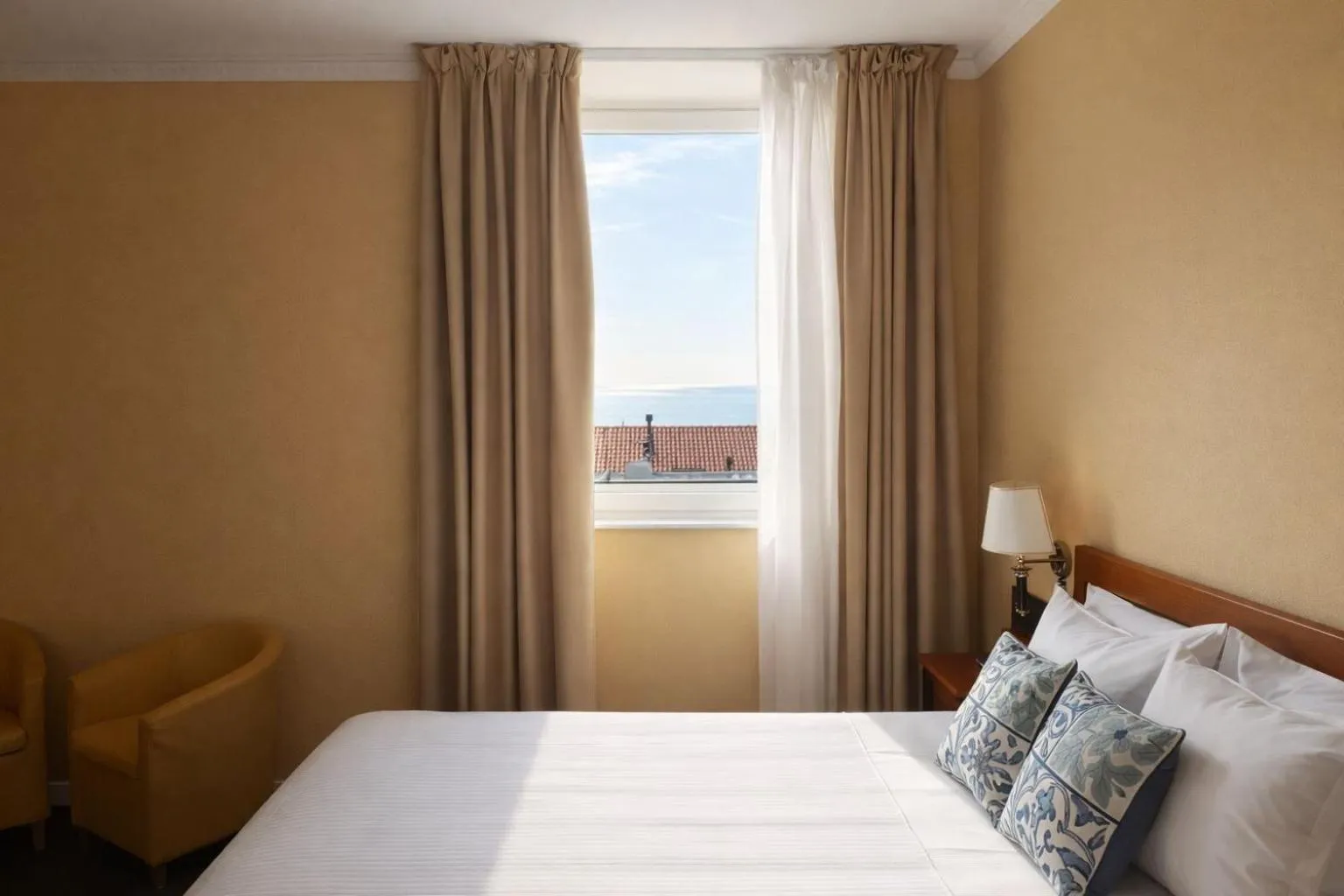 Bed in Greif Hotel & Spa