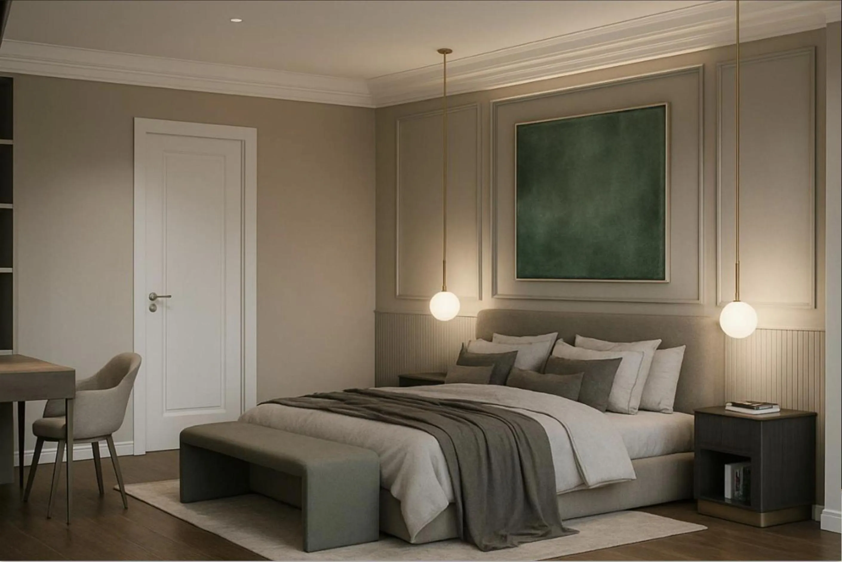 Bed in Greif Hotel & Spa