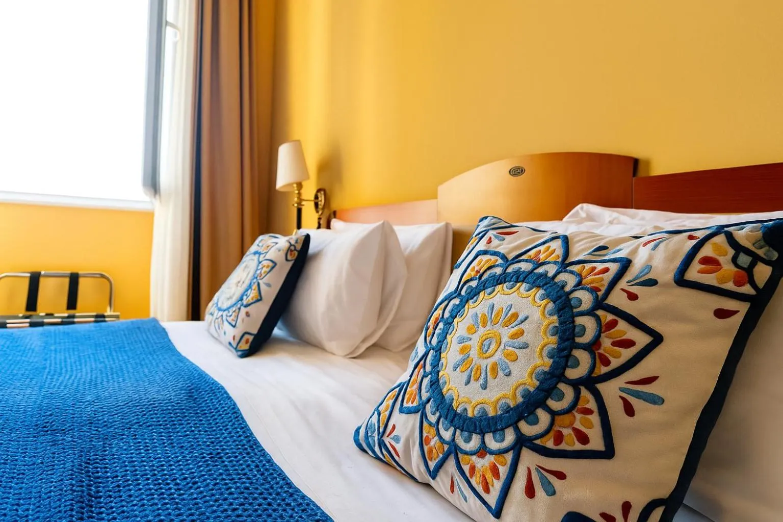 Bed in Greif Hotel & Spa