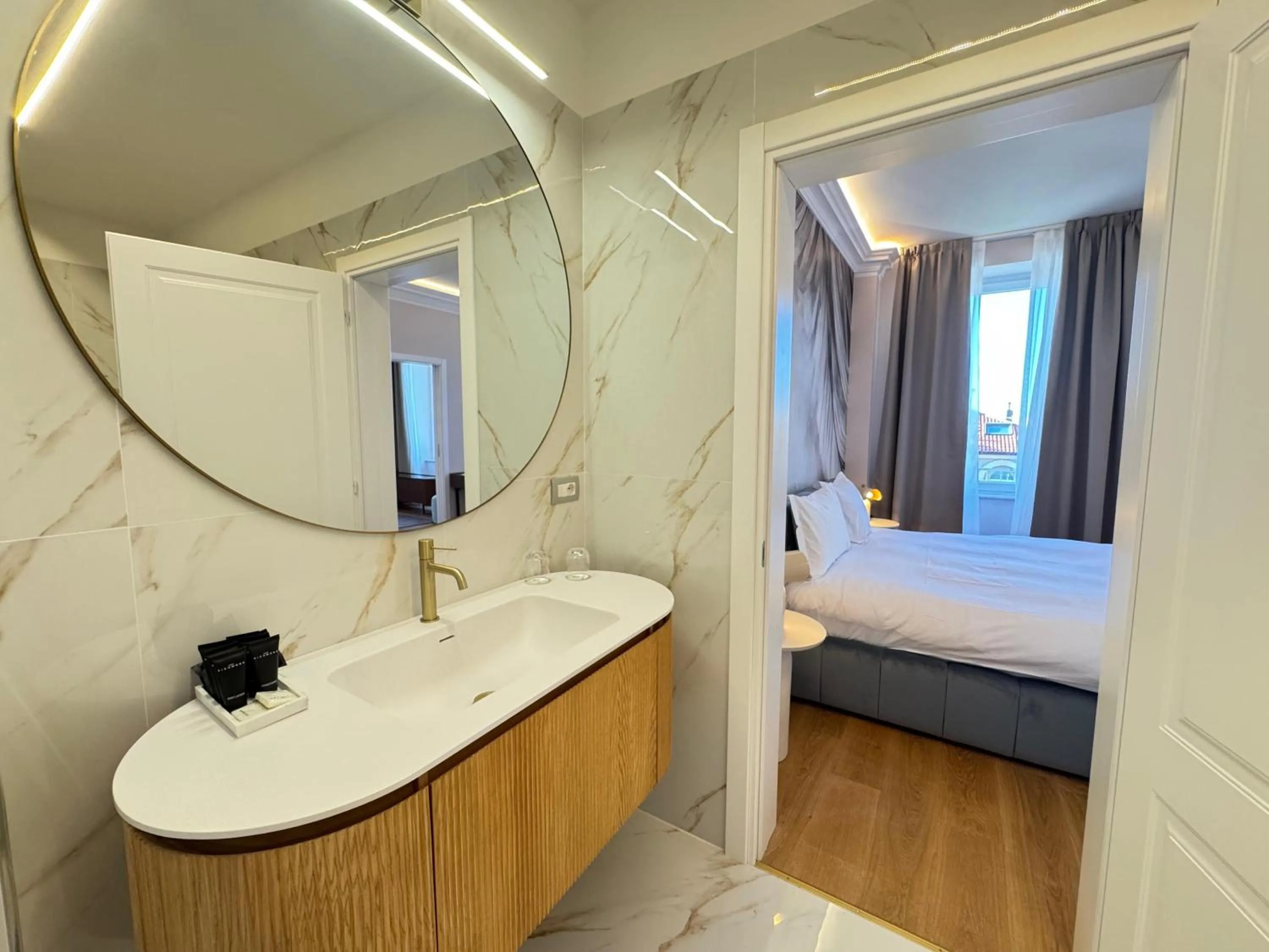 Bed in Greif Hotel & Spa