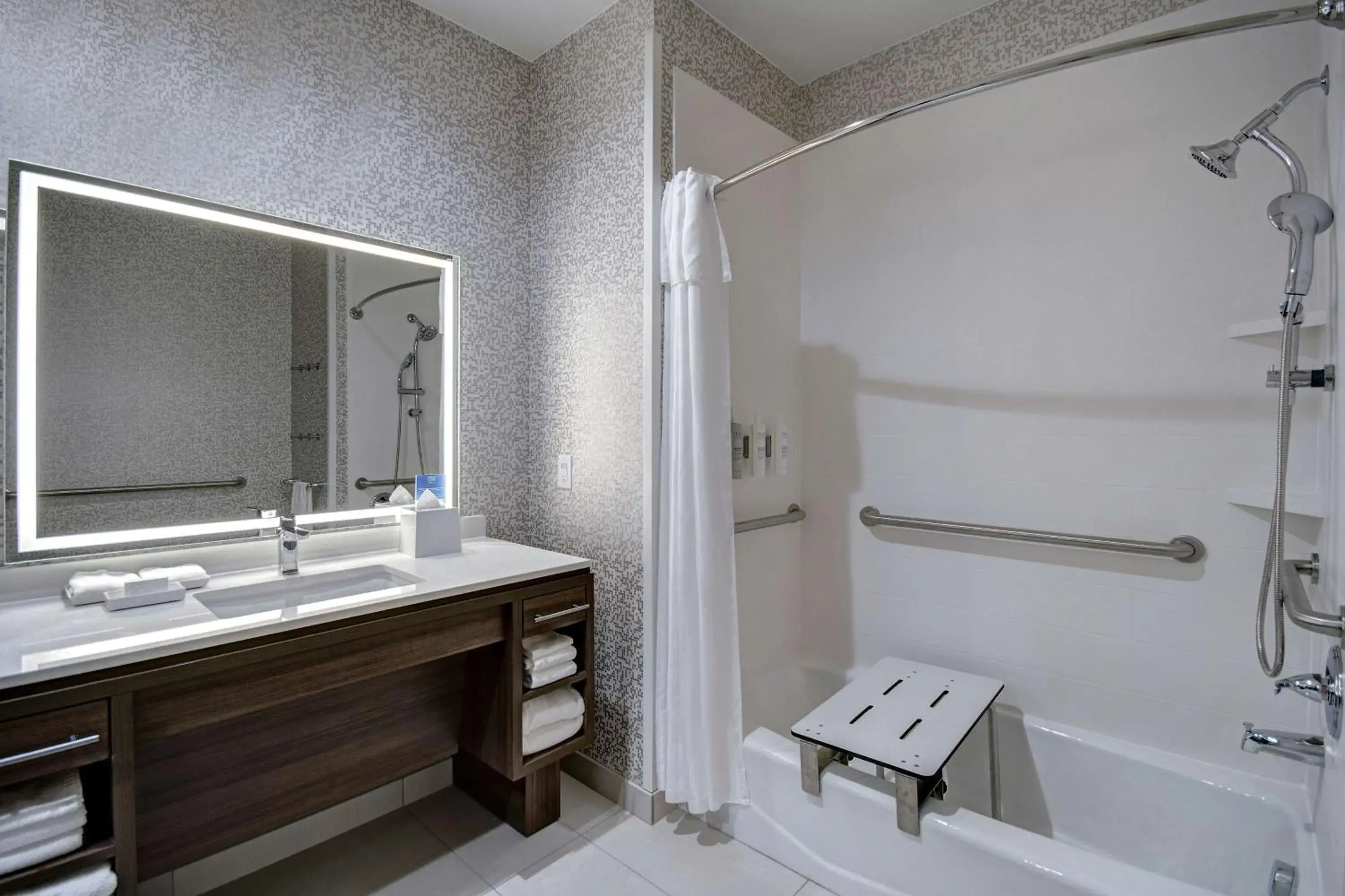 Queen Studio Suite - Mobility/Hearing Accessible in Home2 Suites By Hilton Burleson Queen Studio Suite - Mobility/Hearing Accessible in Home2 Suites By Hilton Burleson