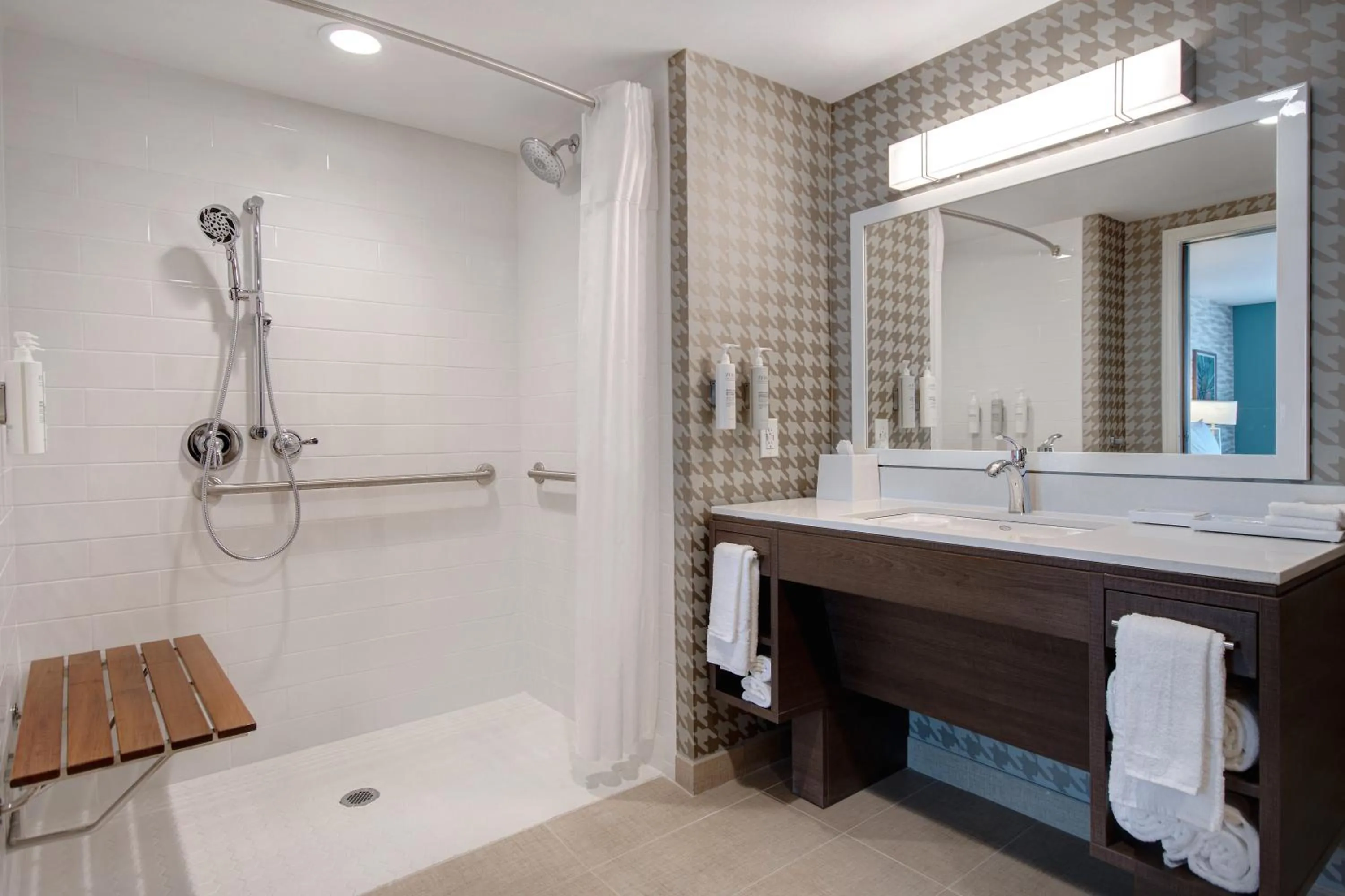Shower in Home2 Suites By Hilton Garden Grove