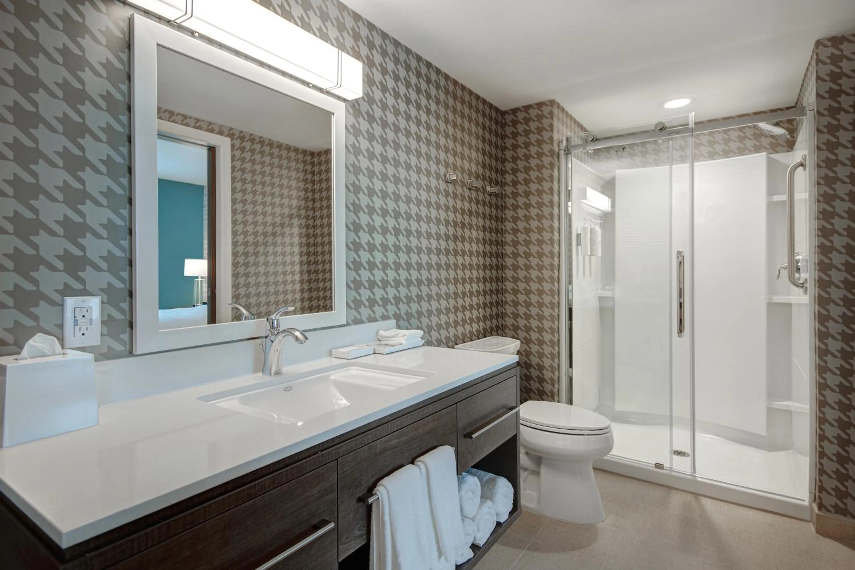 Shower in Home2 Suites By Hilton Garden Grove