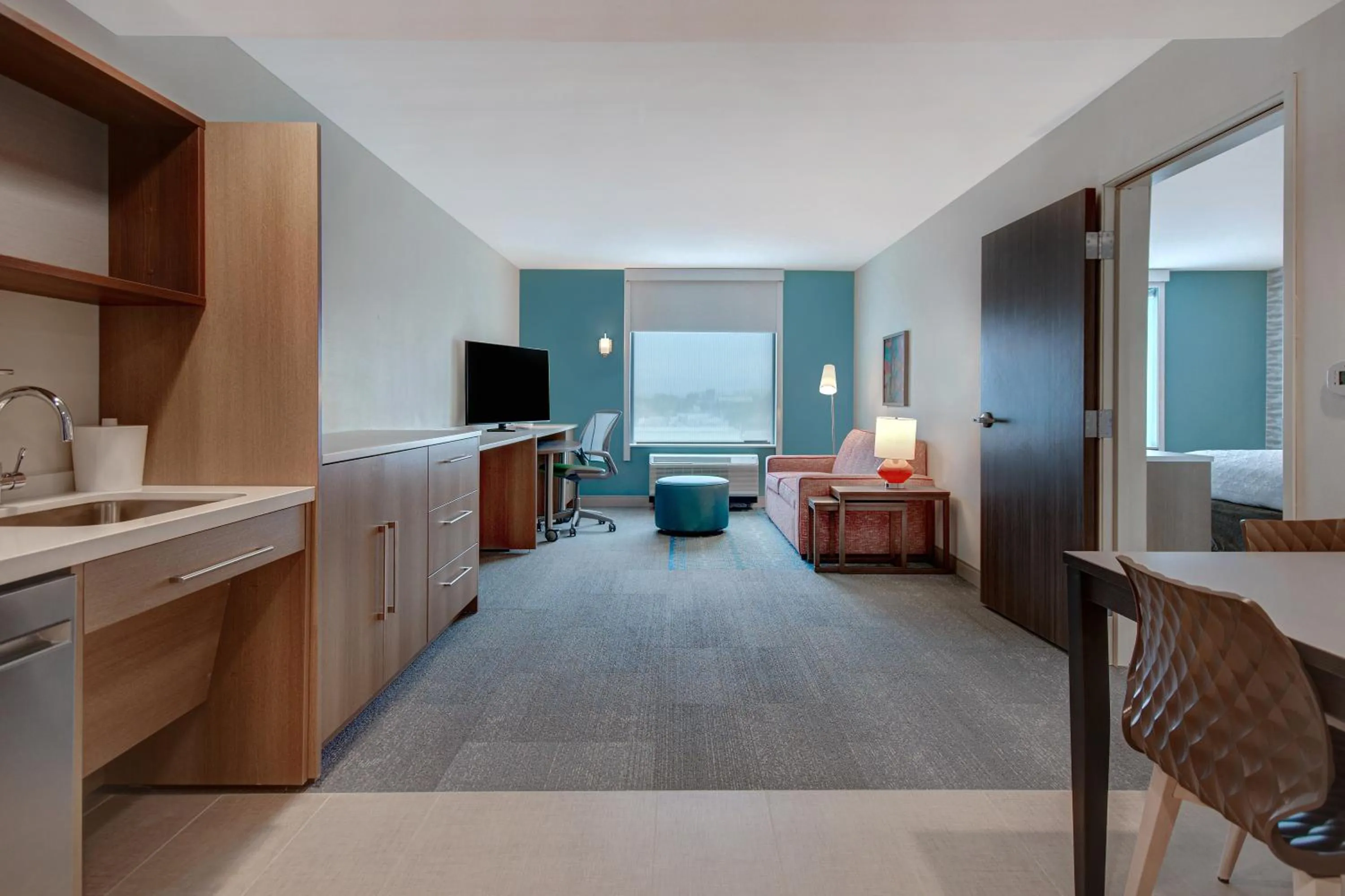 TV and multimedia, Bed in Home2 Suites By Hilton Garden Grove