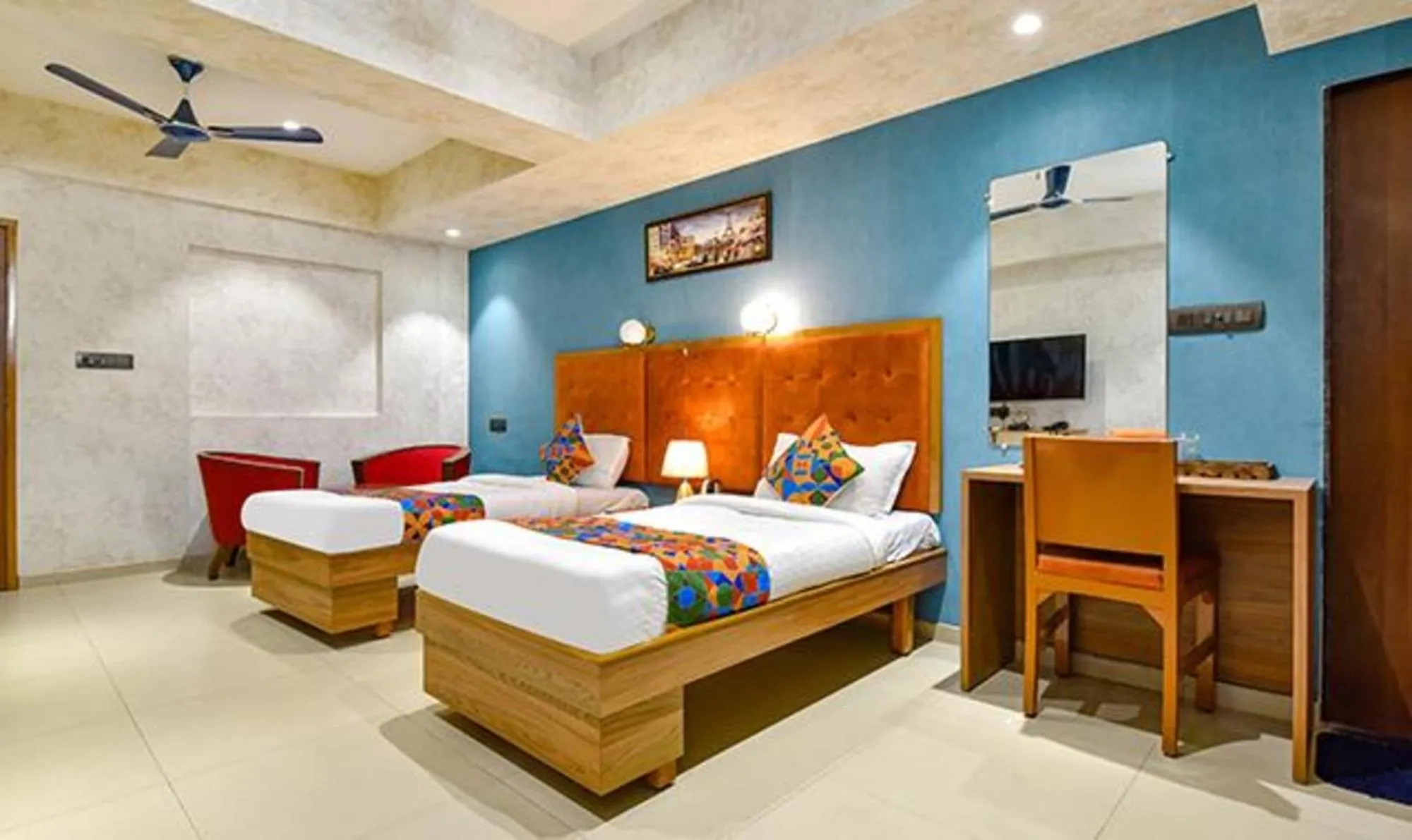 Bed in Oriva Siddharth Corporate - Vavol, Gandhinagar