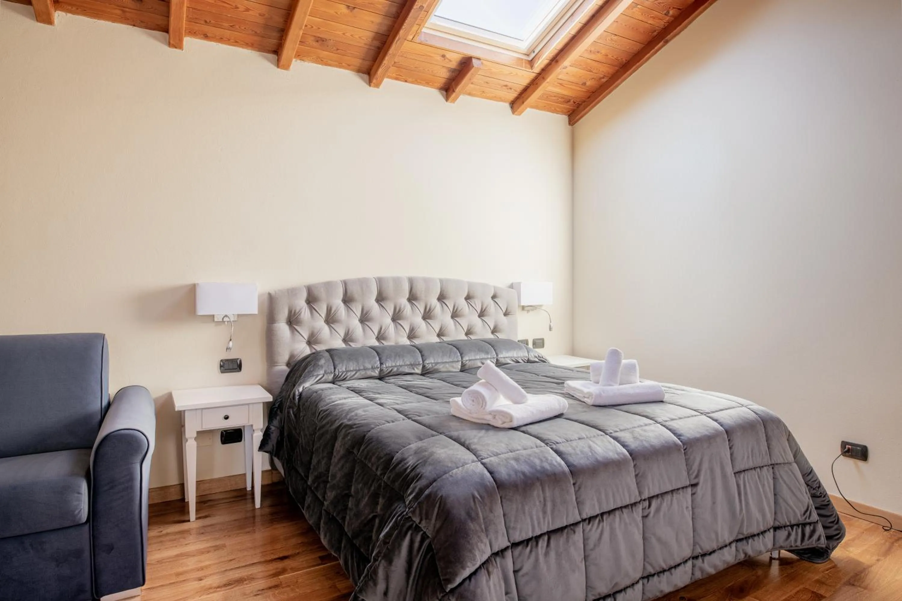 Bed in Villa Romantica Wellness & SPA