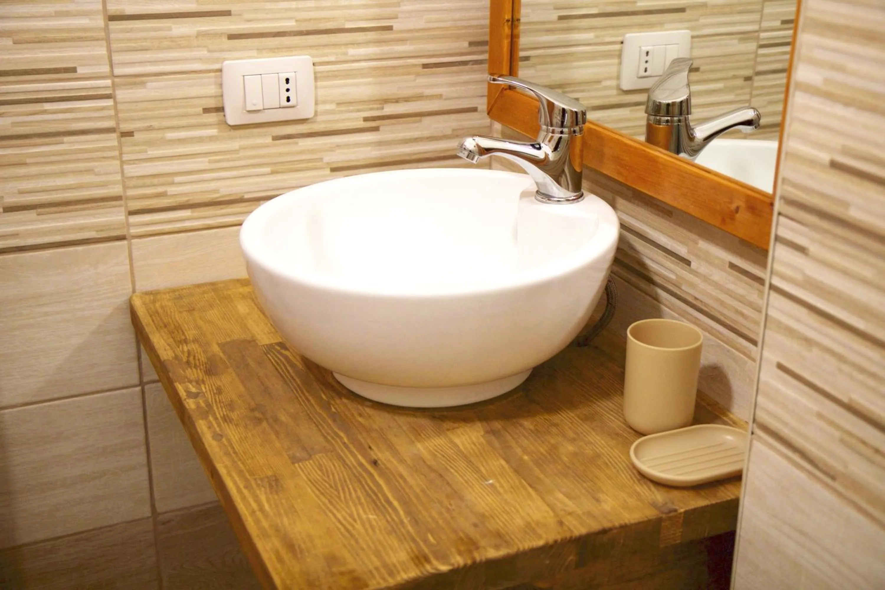 Bathroom in Parco Hotel Granaro