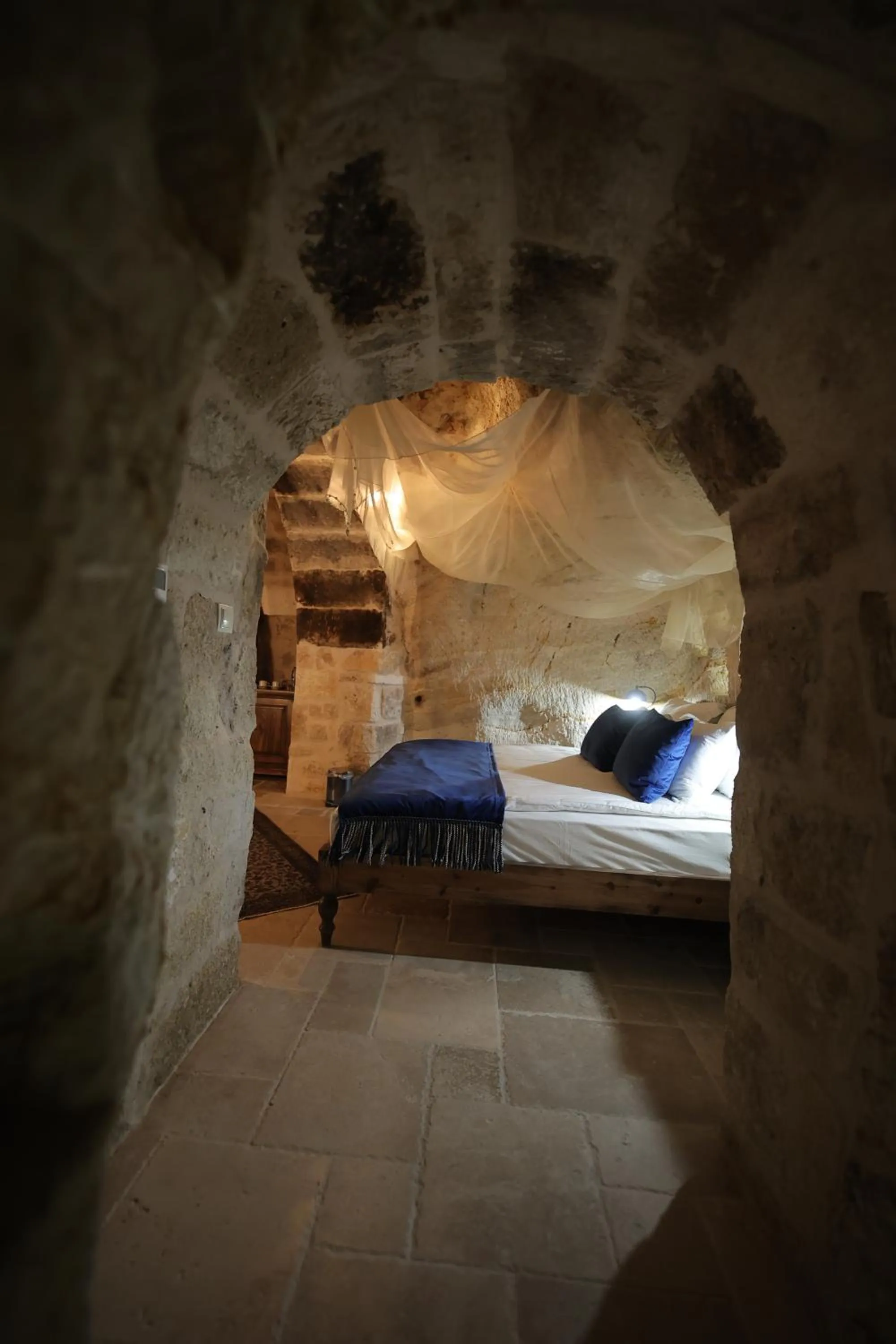 Bed in Ürgüp Cave Suites