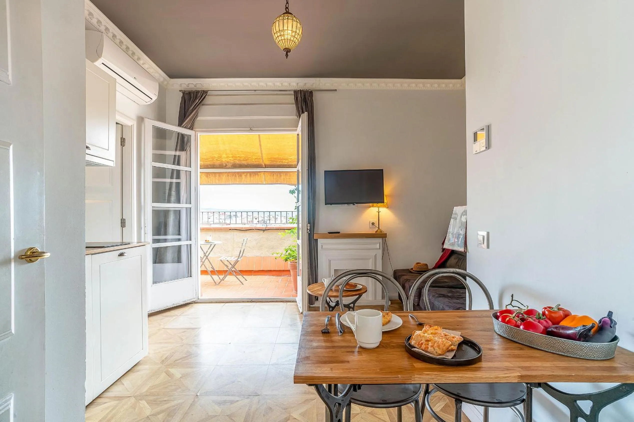 Living room in Casa Gracia Apartments