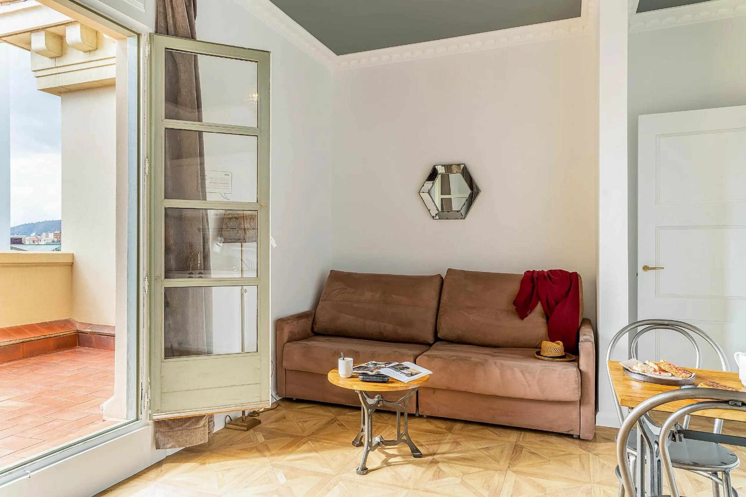 Living room in Casa Gracia Apartments