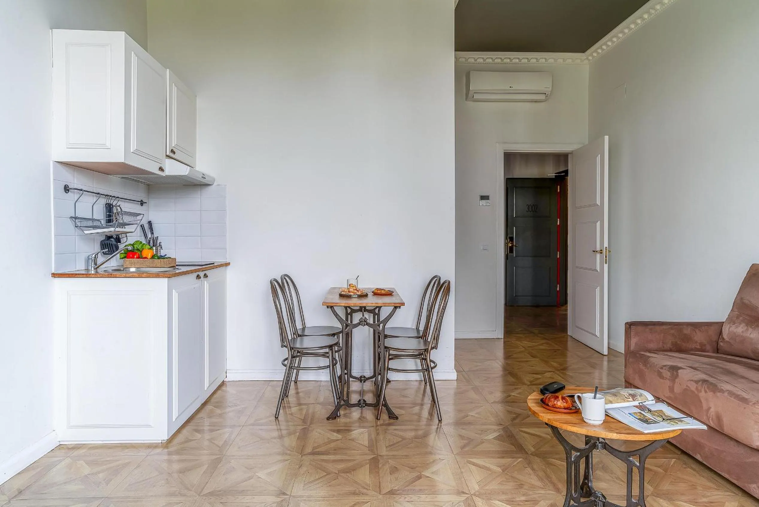 Kitchen or kitchenette in Casa Gracia Apartments