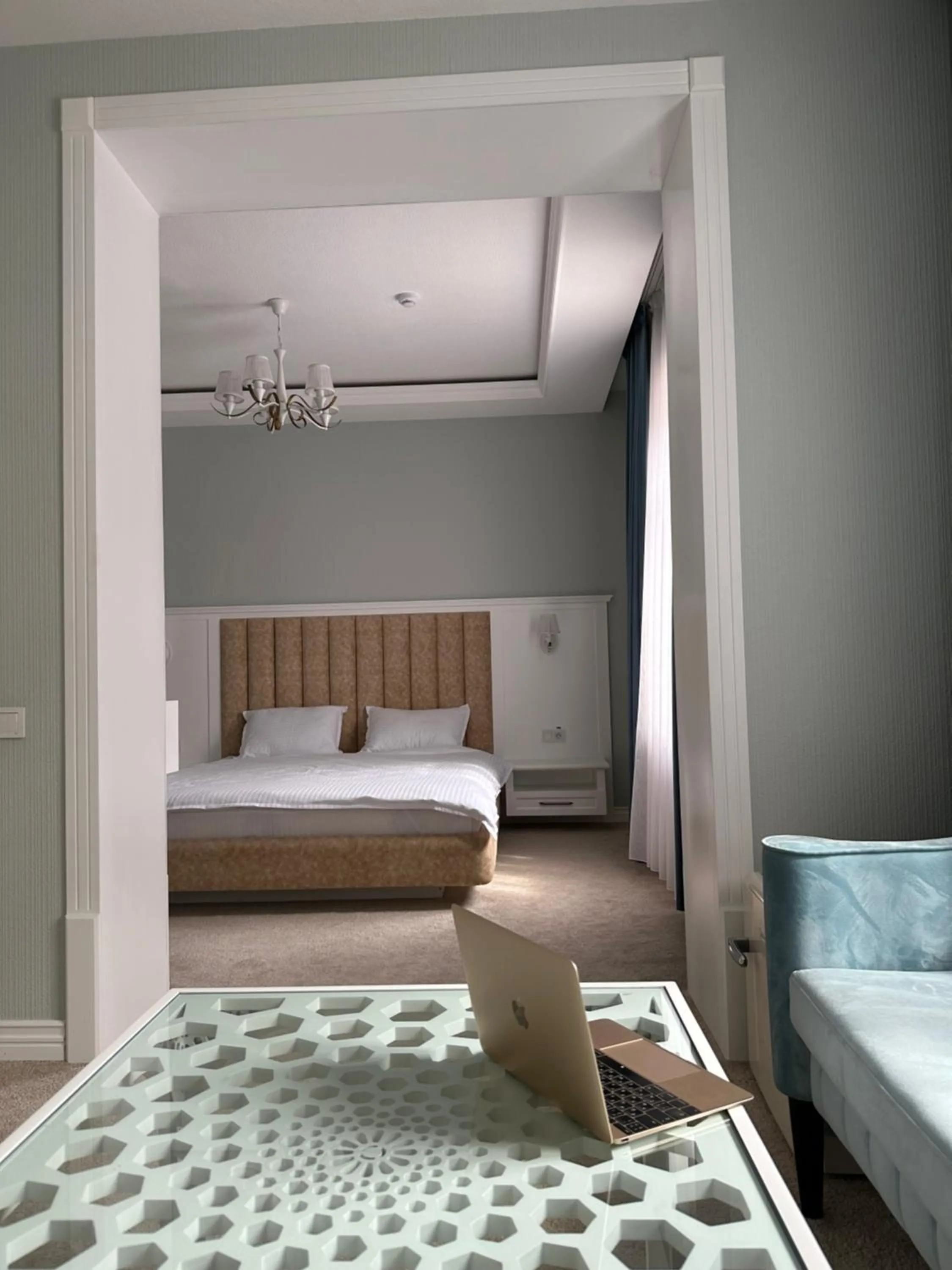 Seating area, Bed in Shohjahon Palace Hotel & Spa