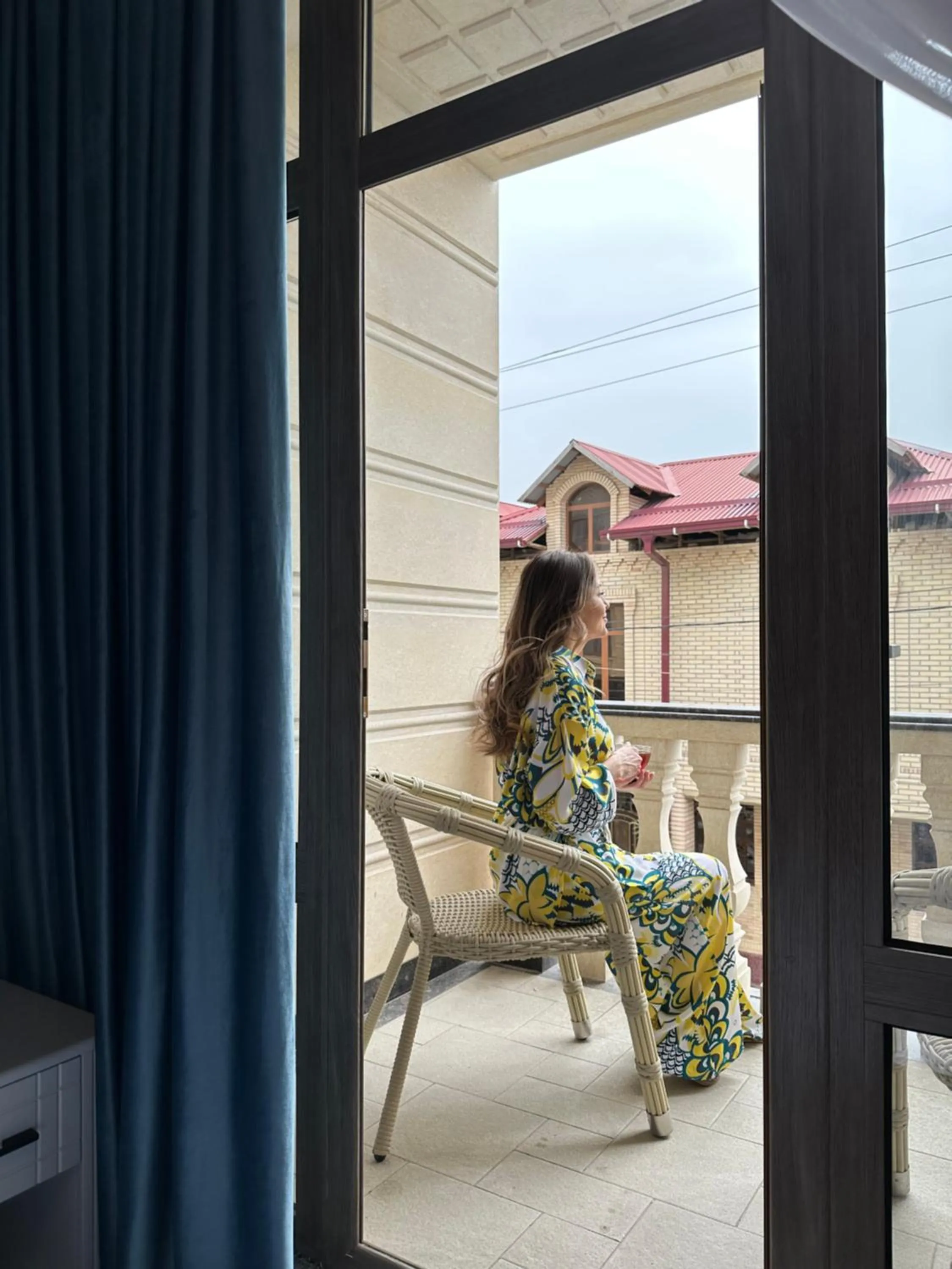 Balcony/Terrace in Shohjahon Palace Hotel & Spa