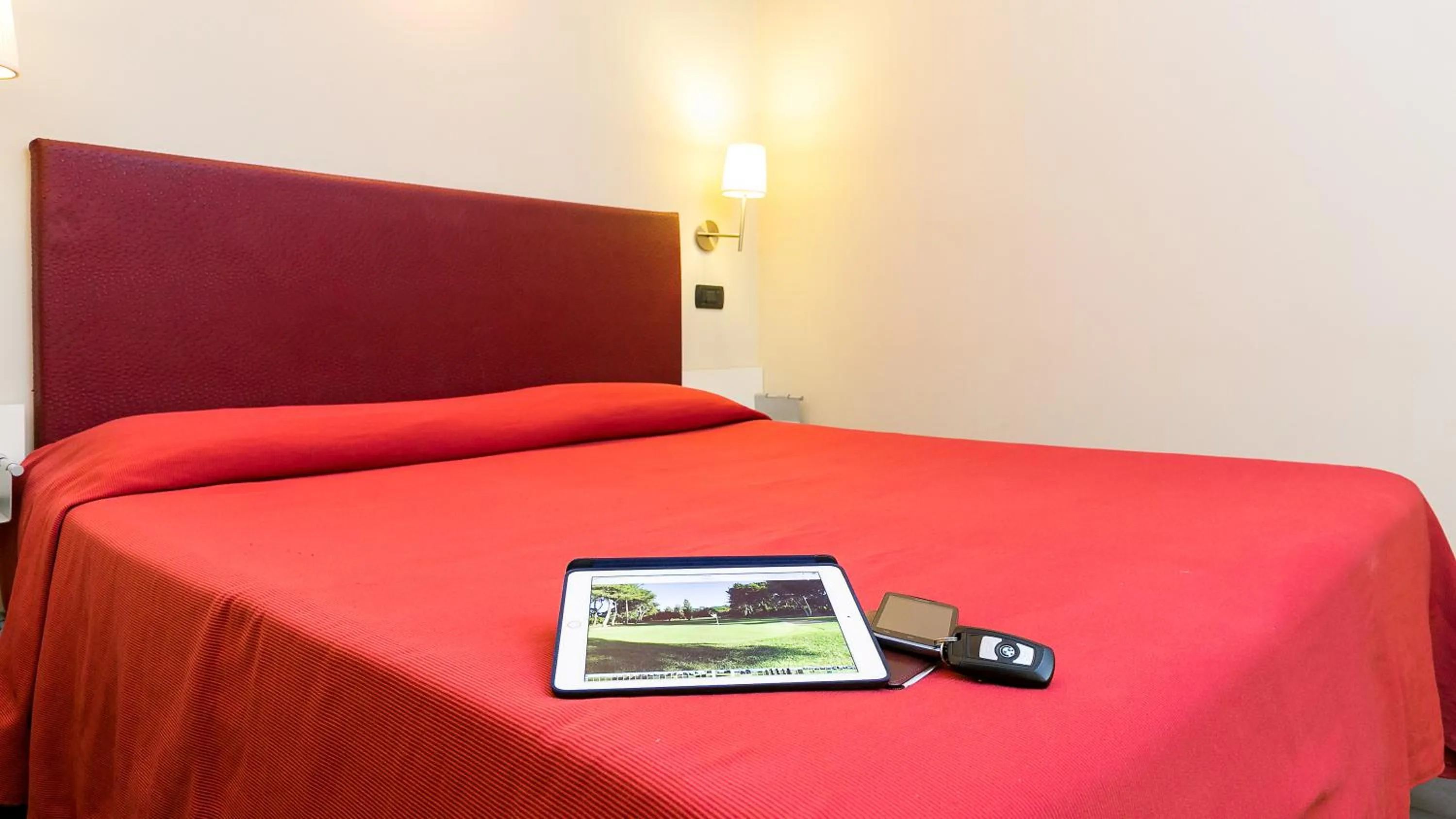 Decorative detail, Bed in Hotel Residenza Gra 21