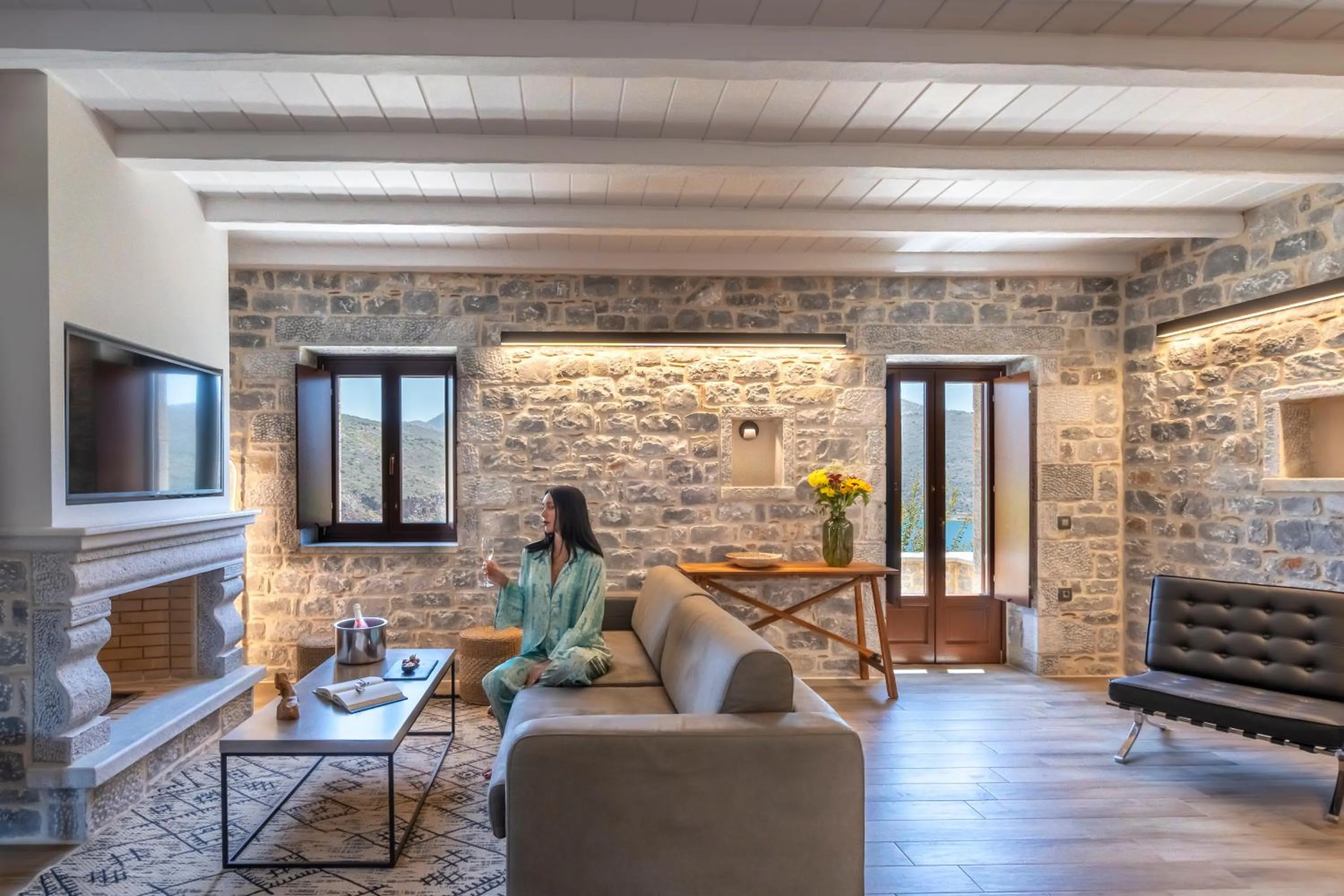 Living room in Manifest Boutique Hotel