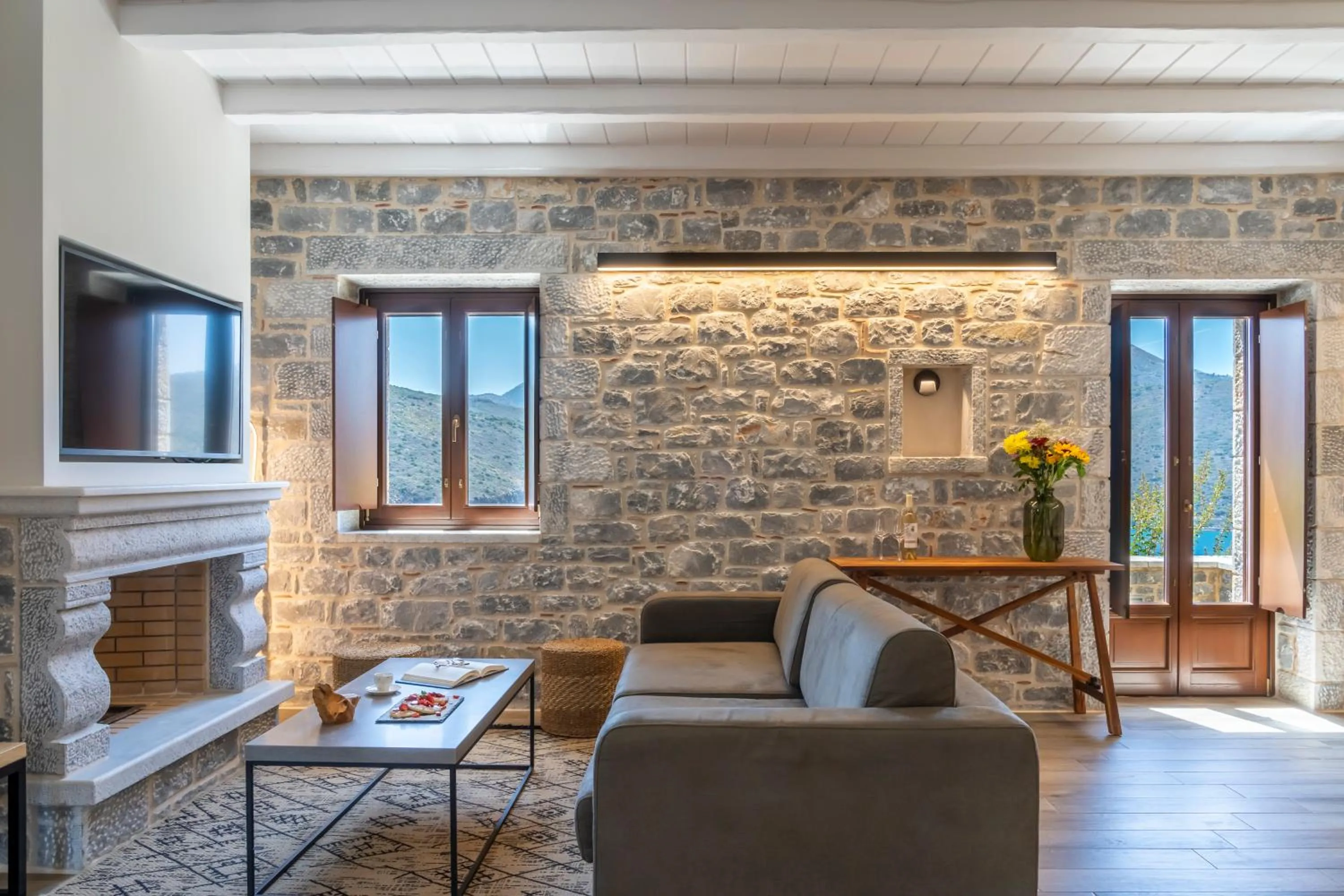 Living room in Manifest Boutique Hotel