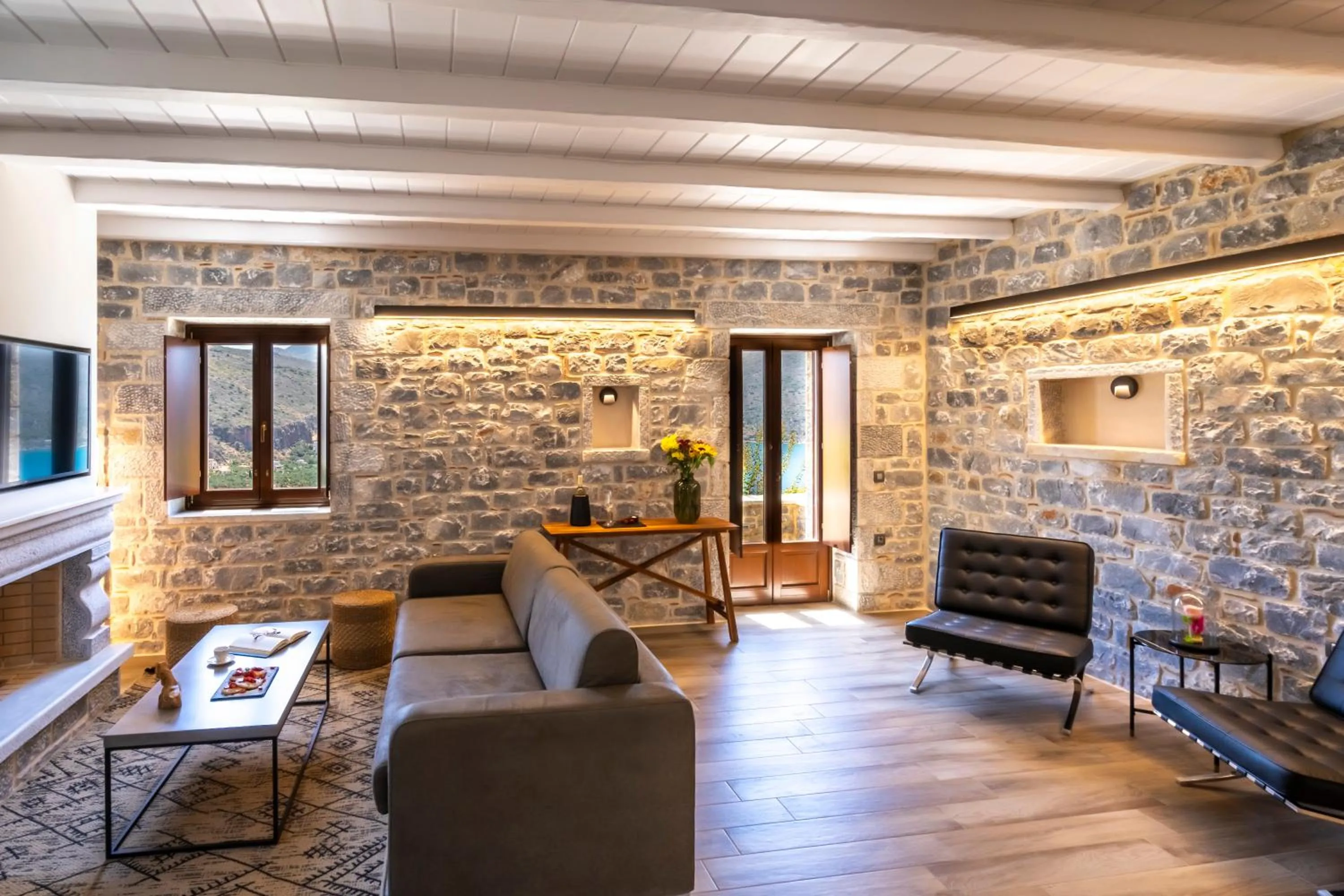 Living room in Manifest Boutique Hotel