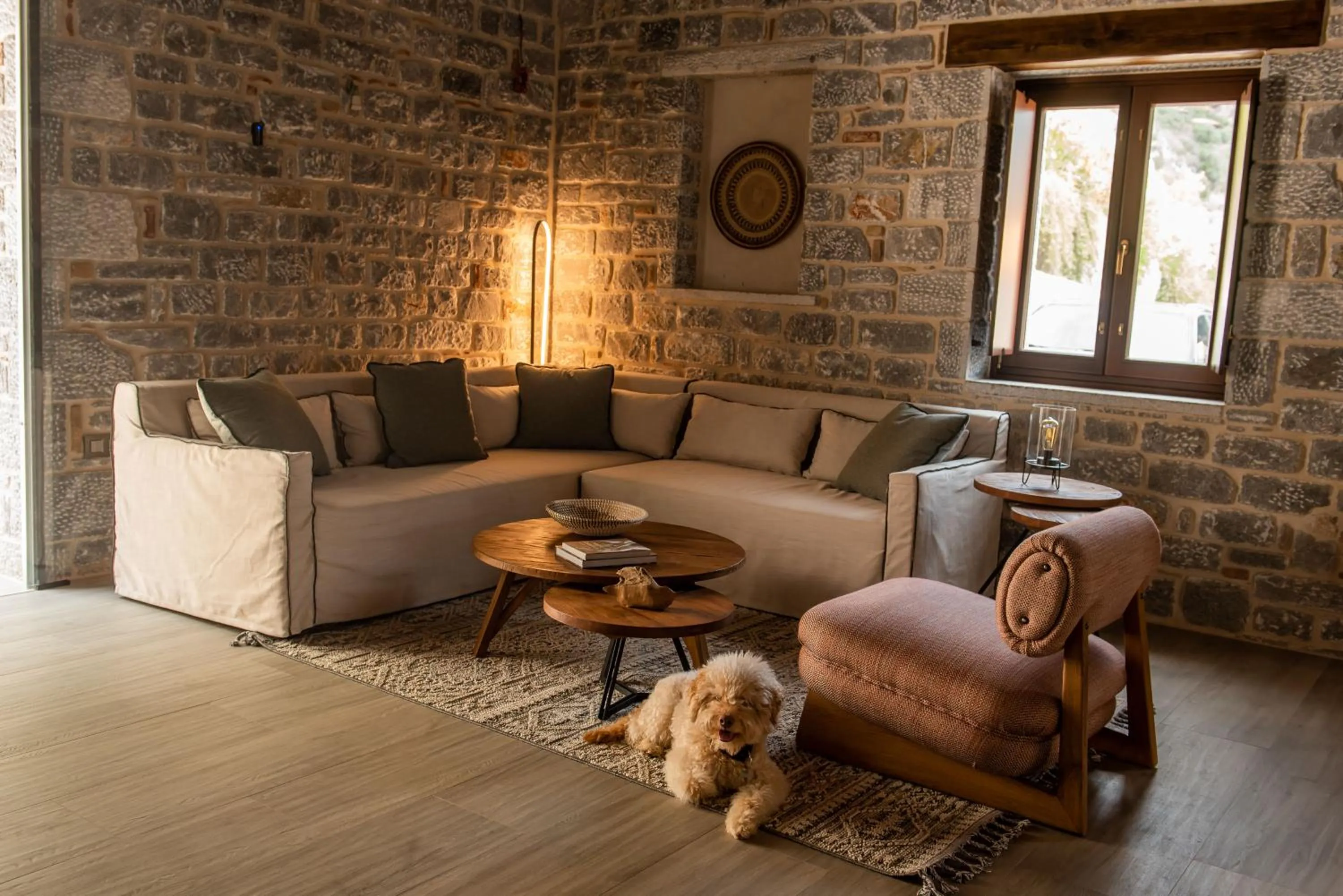 Living room in Manifest Boutique Hotel