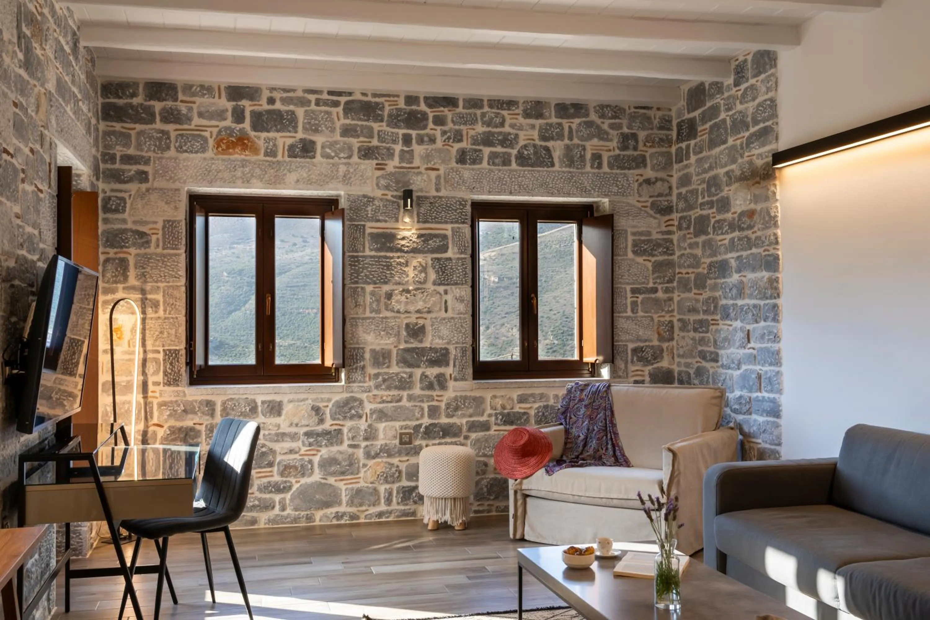 Living room in Manifest Boutique Hotel