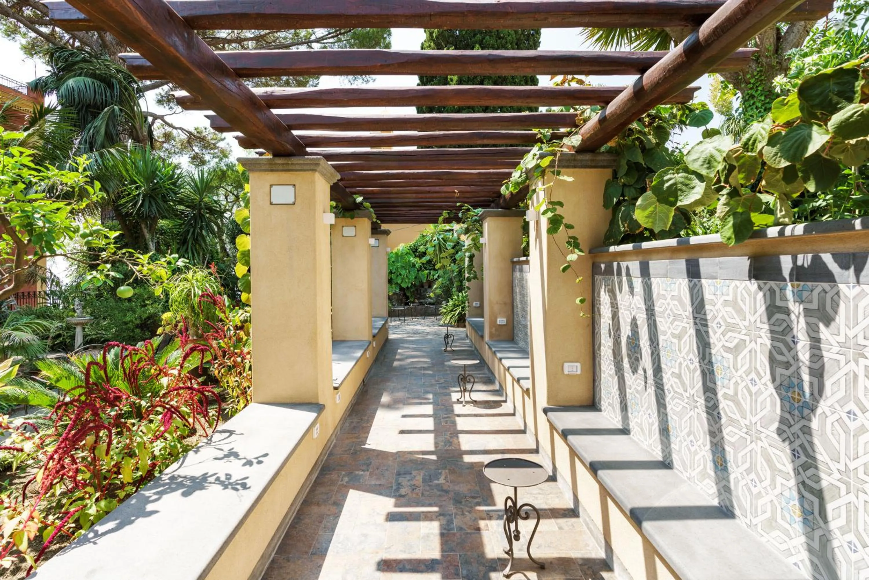 Garden in Hotel Villa Schuler